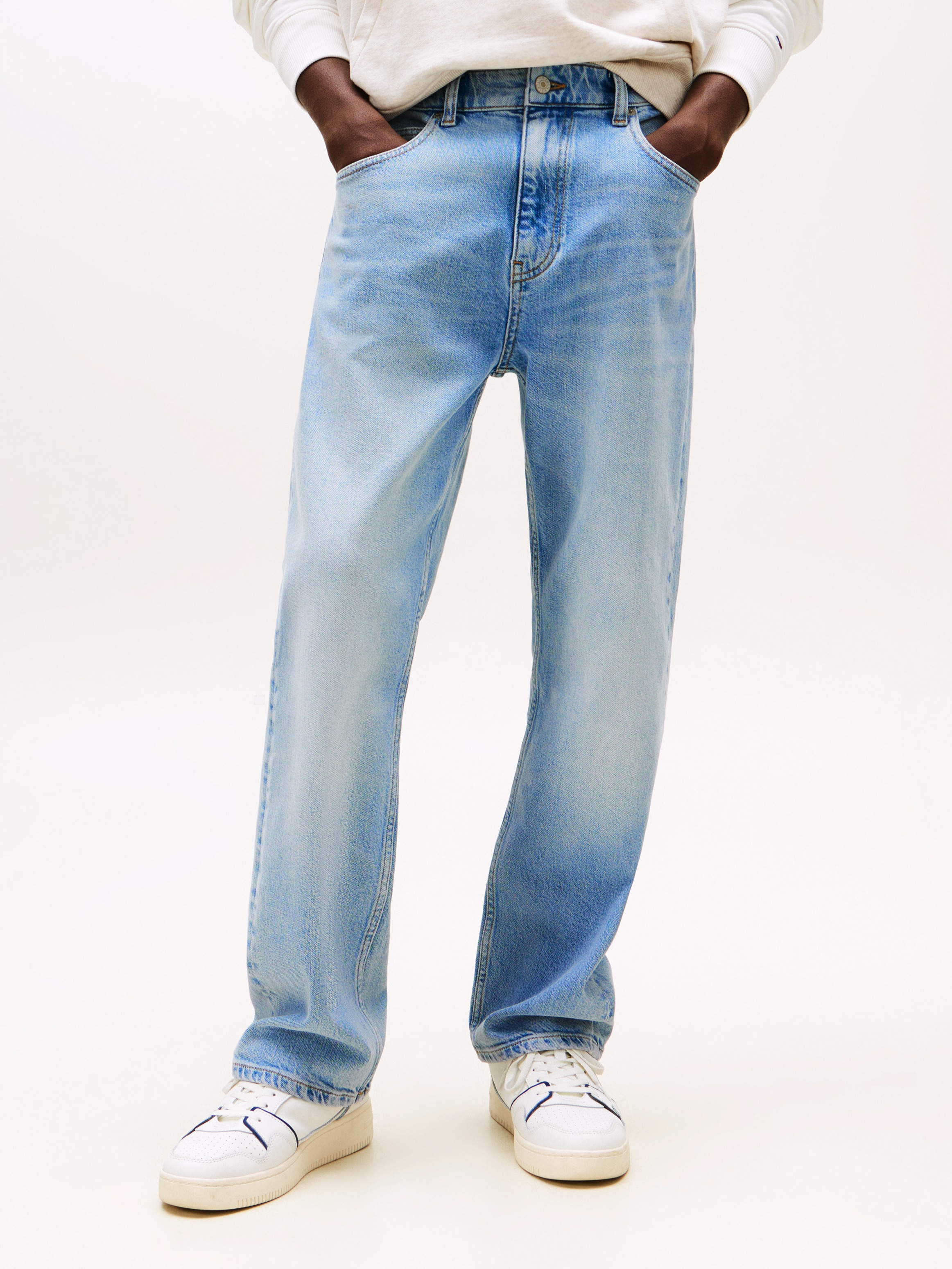 Tommy Jeans Regular-fit-Jeans »Otis Regular Straight«, Mit Gürtelschlaufen