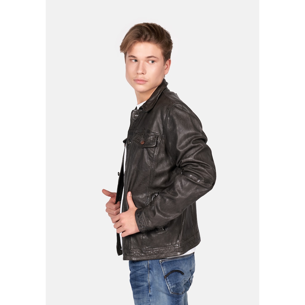 Freaky Nation Lederjacke »Derk-FN«