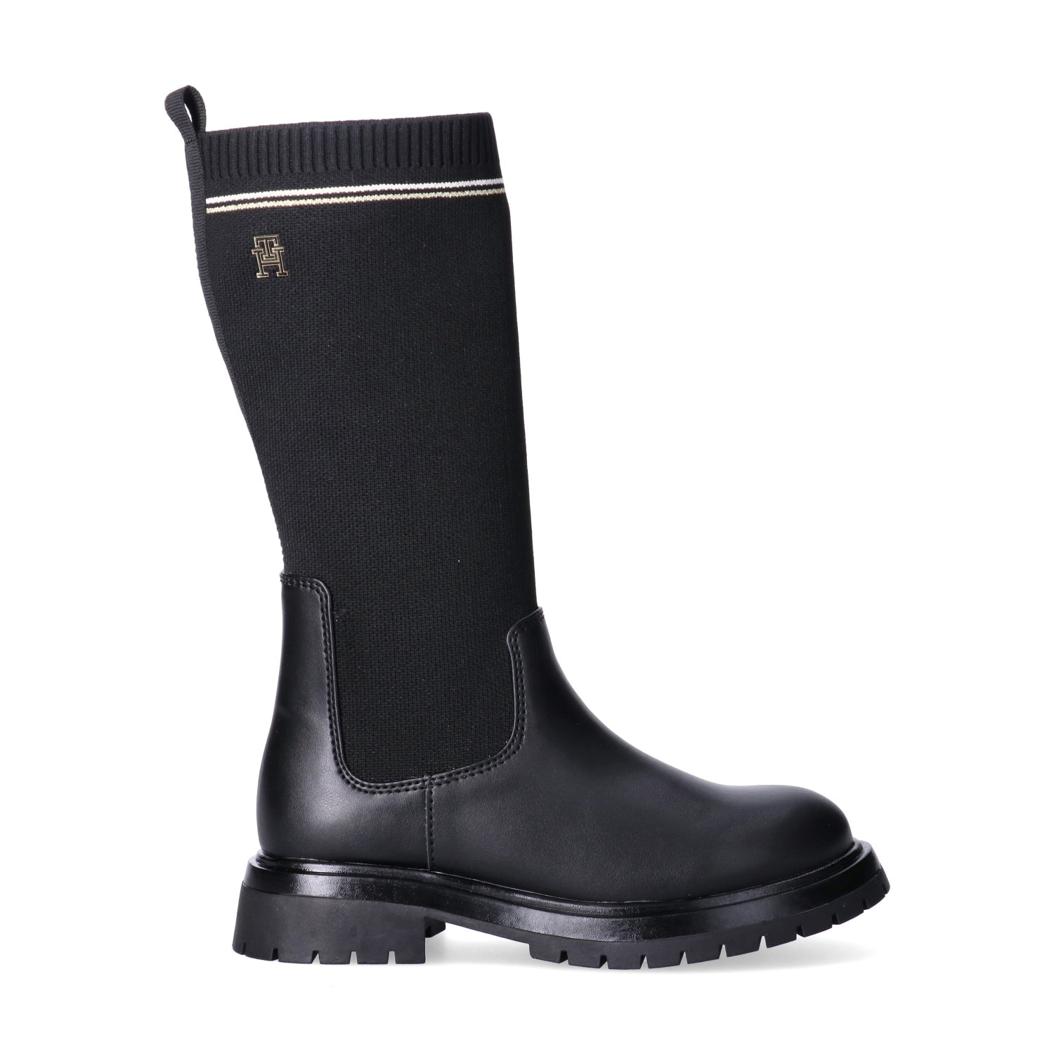 Tommy Hilfiger Stiefel  Reiterstiefel, Langschaftstiefel mit softem Textilschaft