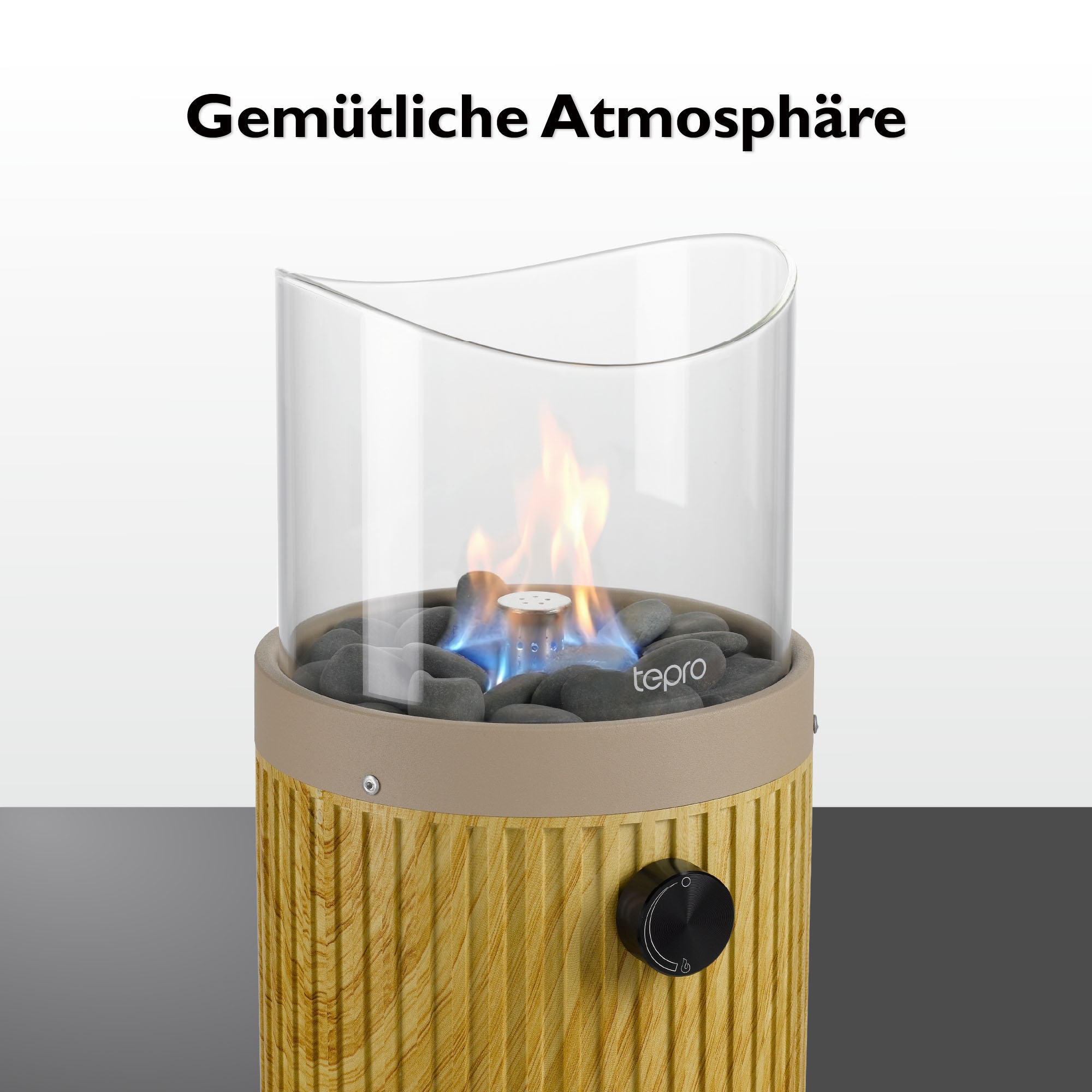 Tepro Feuerstelle »Tisch-Gasfeuerstelle mit Dekosteinen«