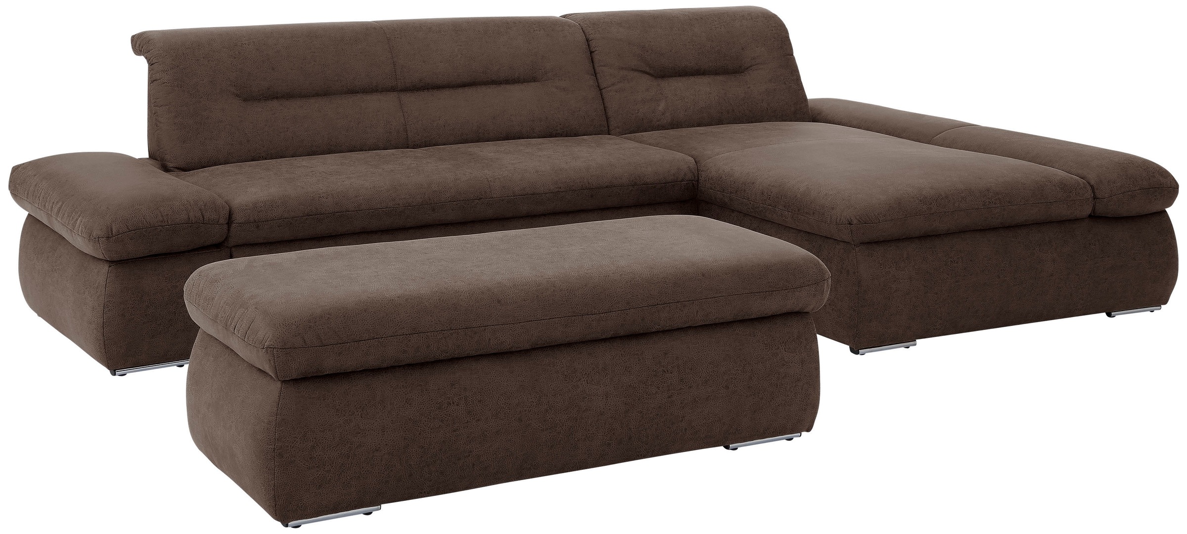 INOSIGN Ecksofa »Avesa L-Form«, Wahlweise mit Armteilvertsellung und Bettfunktion, B/T/H: 300/172/80cm