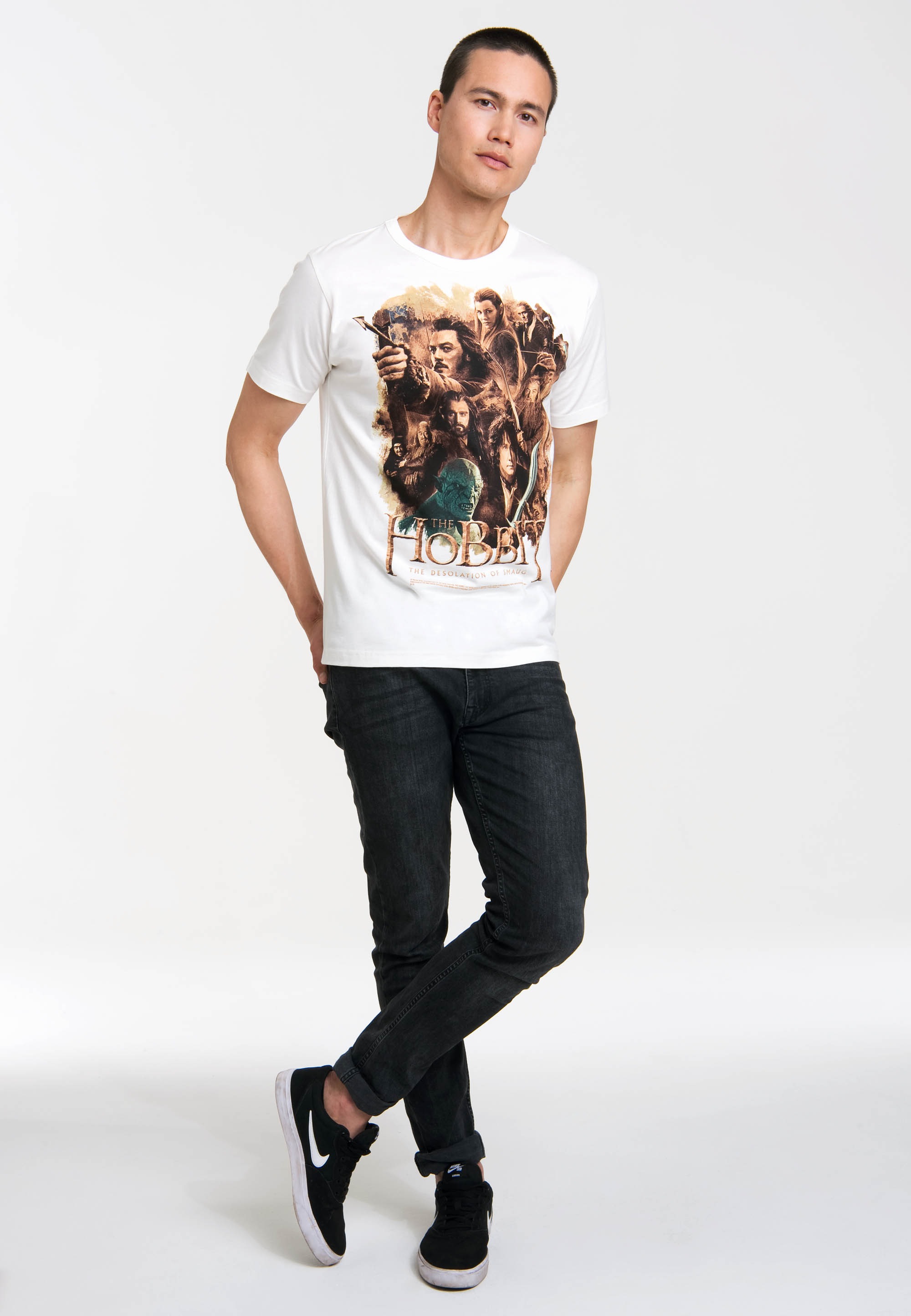 LOGOSHIRT T-Shirt »The Hobbit - The Desolation of Smaug«, mit coolem Print