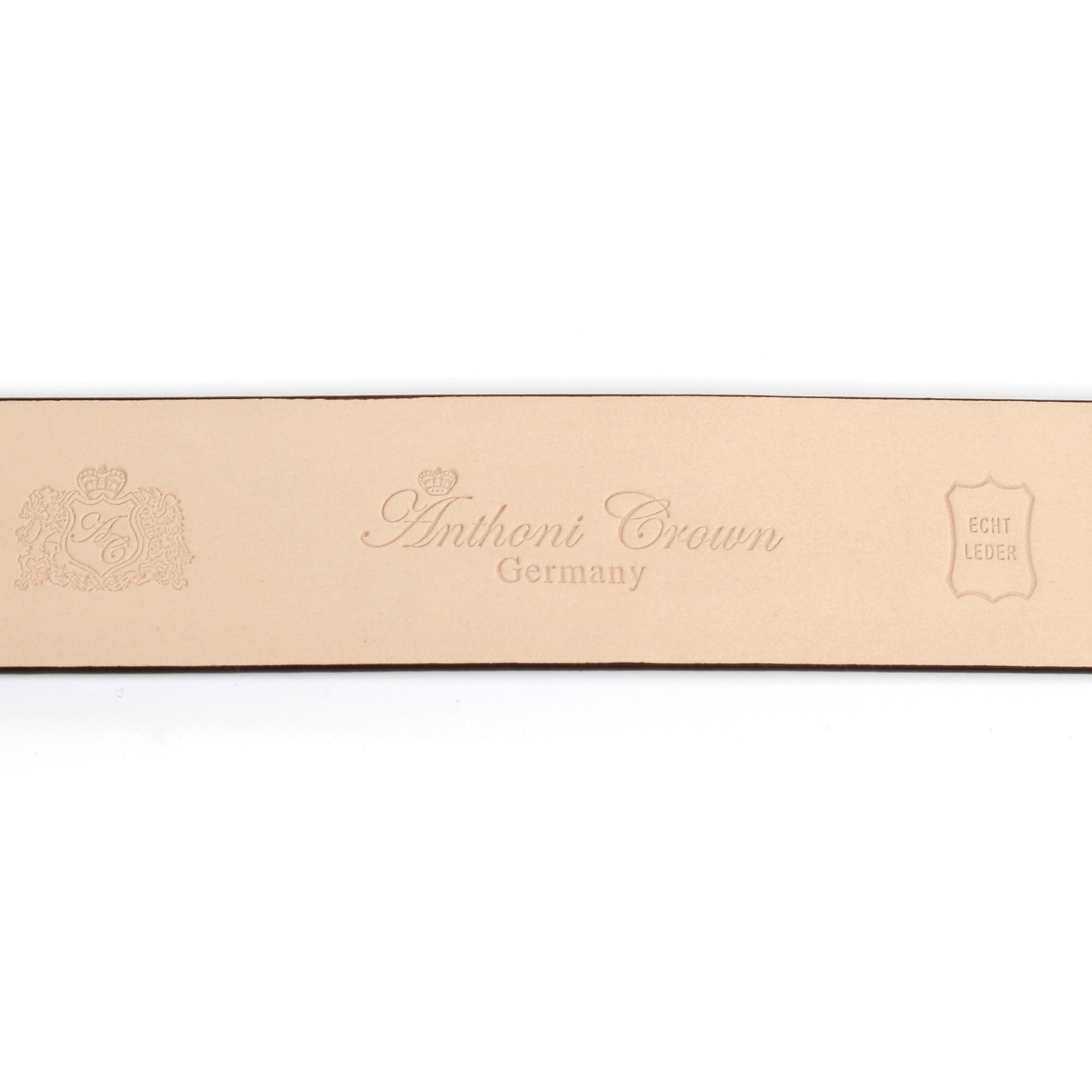 Ledergürtel, | Crown mit Wappen, BAUR Anthoni rustikale kaufen Oberflächen-Prägung online