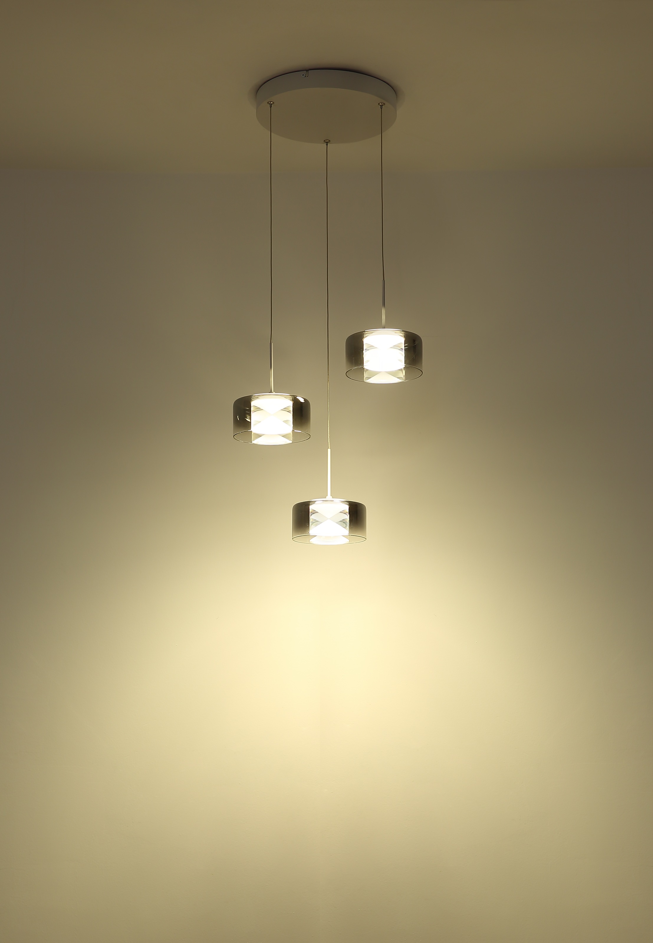 GLOBO LIGHTING Hängeleuchte »BELINDA« LED-Modul 1 Stk. Warmweiß Hängelampe Esszimmer-Leuchte Esstischleuchte Wohnzimmer