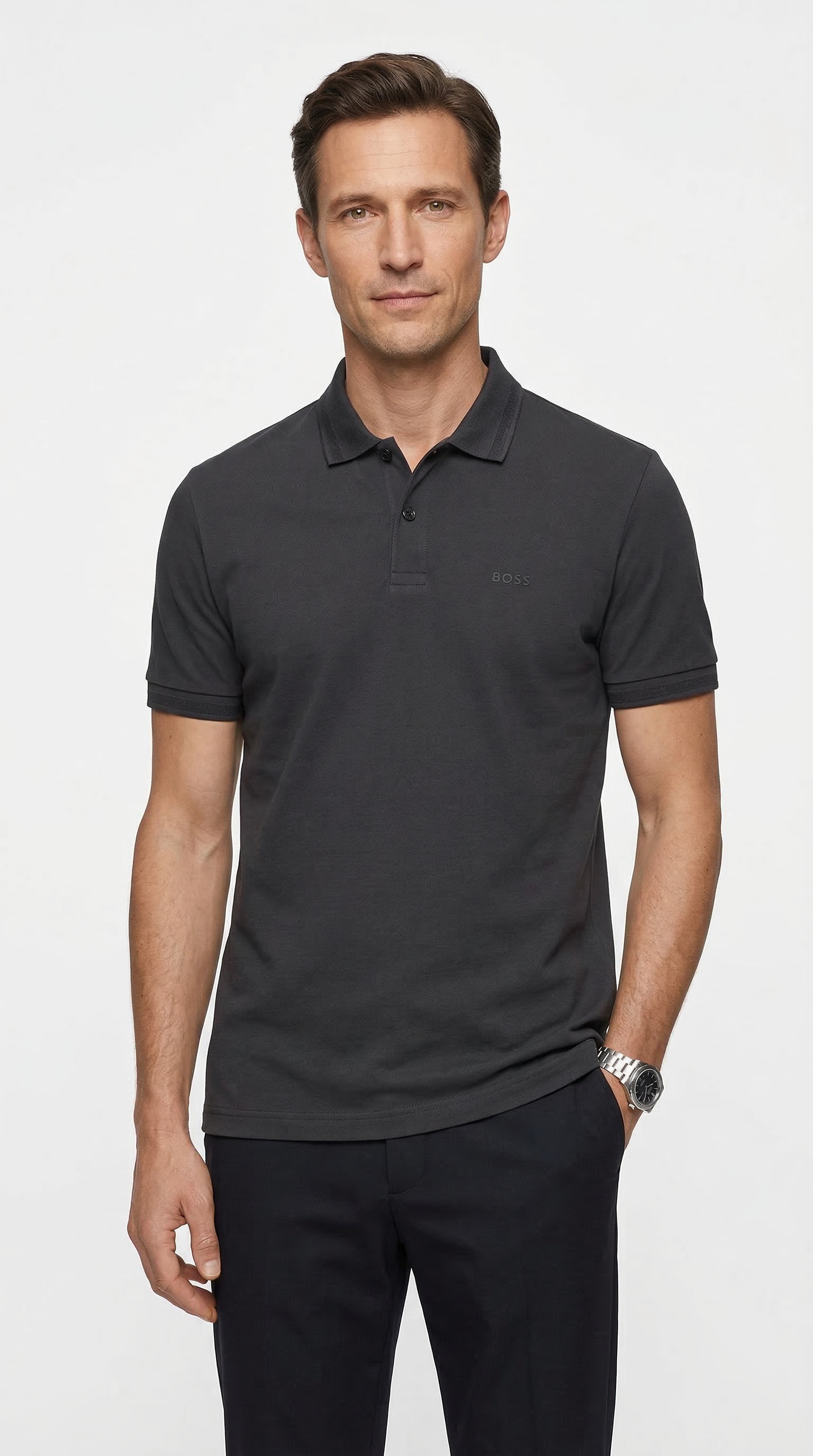 BOSS GREEN Poloshirt "Pio Pique Regular Fit" Cotton Pique Polo, pflegeleicht 100% Baumwolle