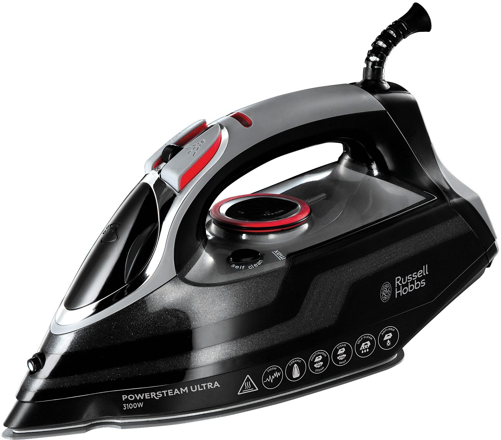 RUSSELL HOBBS Dampfbügeleisen »»Power Steam BAUR W, | 20630-56«, Keramiksohle 3100 Ultra« leichtgleitende