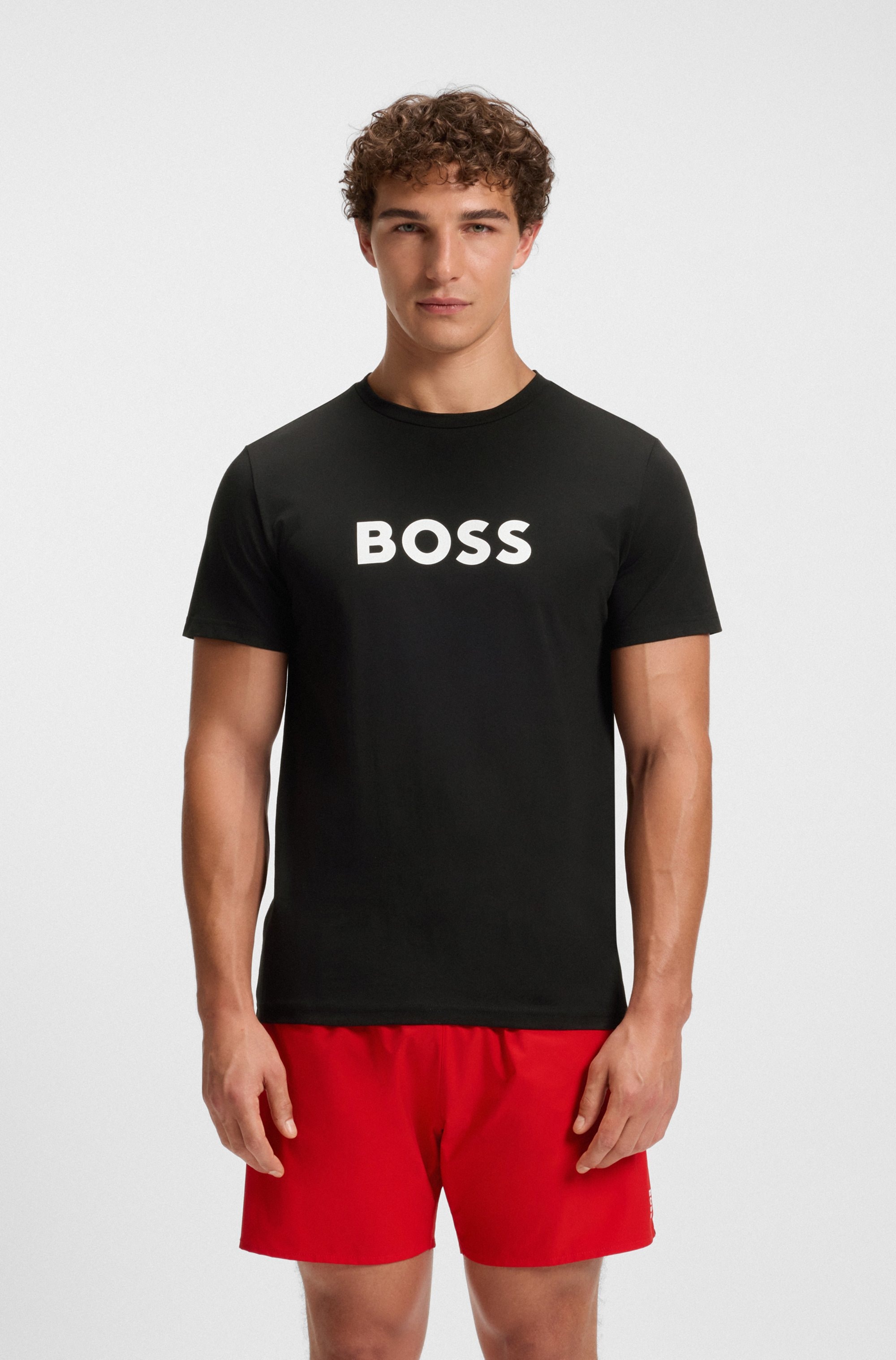 BOSS Strandshirt »T-Shirt RN« mit UV Schutz (SPF 50+), Swimwear