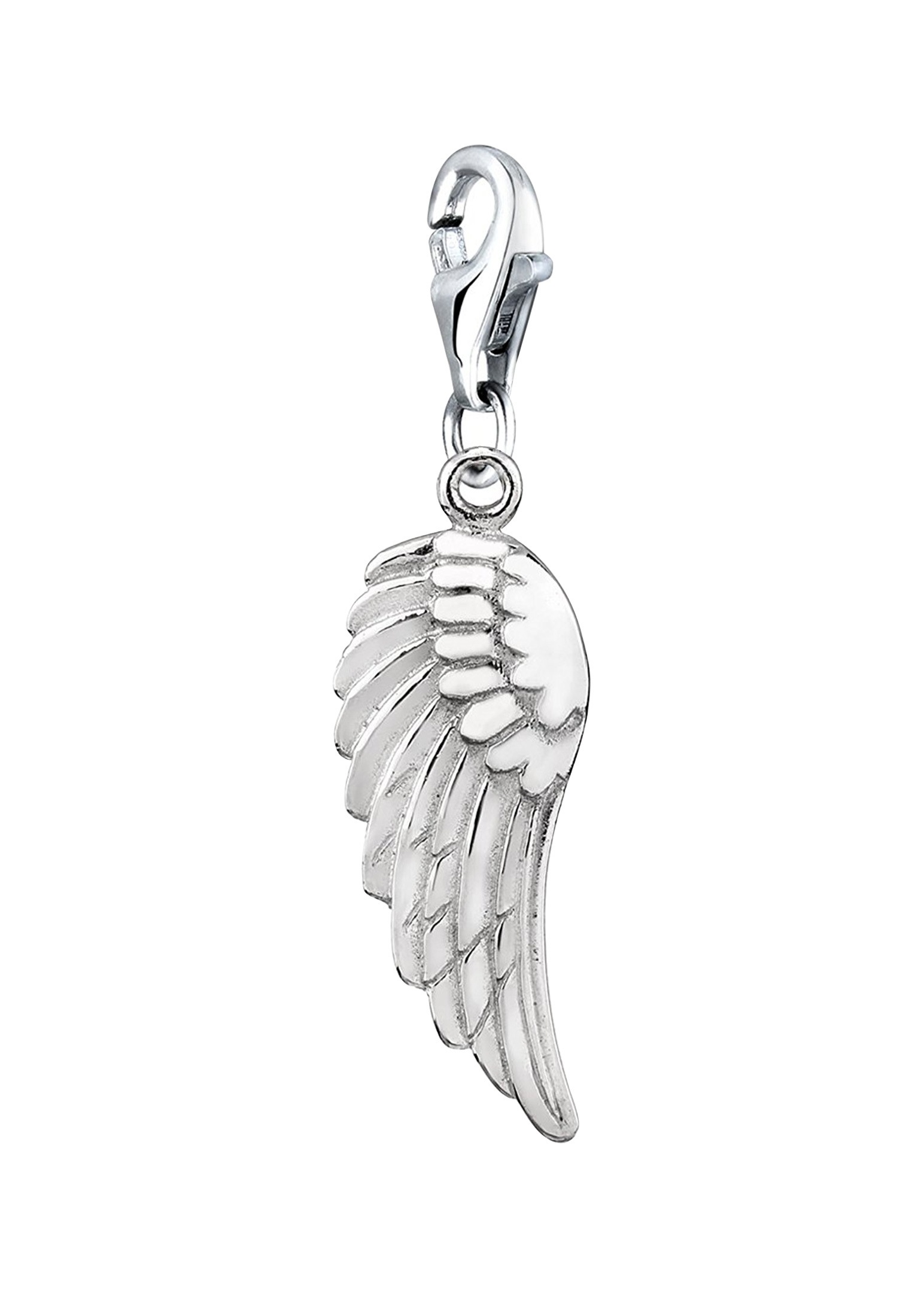 Nenalina Charm-Einhänger »Anhänger Flügel Engel Glücksbringer 925 Silber«