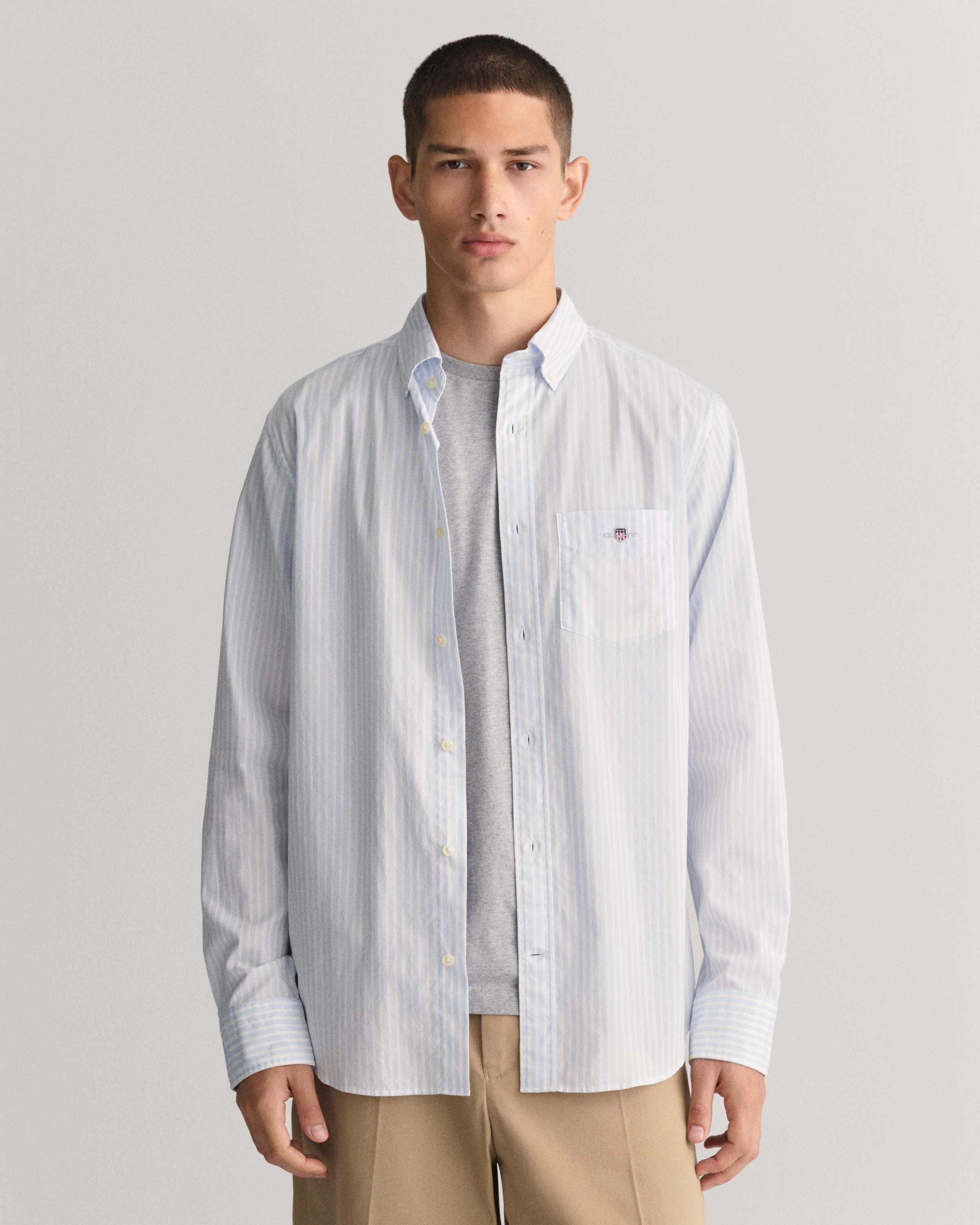 Gant Langarmhemd "REG POPLIN STRIPE SHIRT"