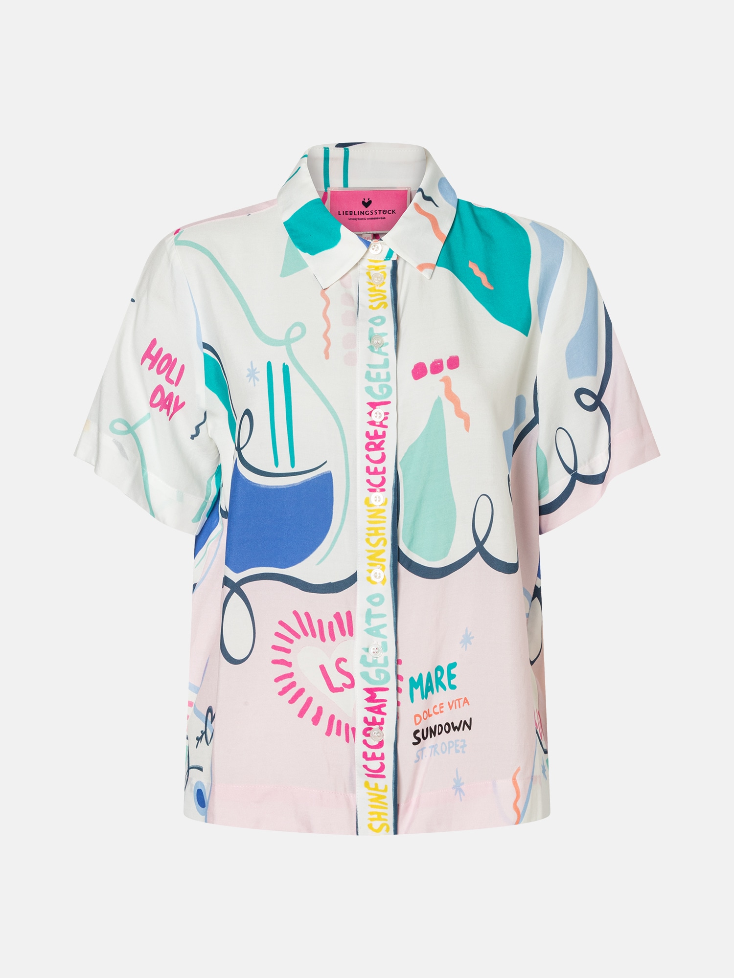 Lieblingsstück Klassische Bluse »FlorenceL« aus 100% Viskose