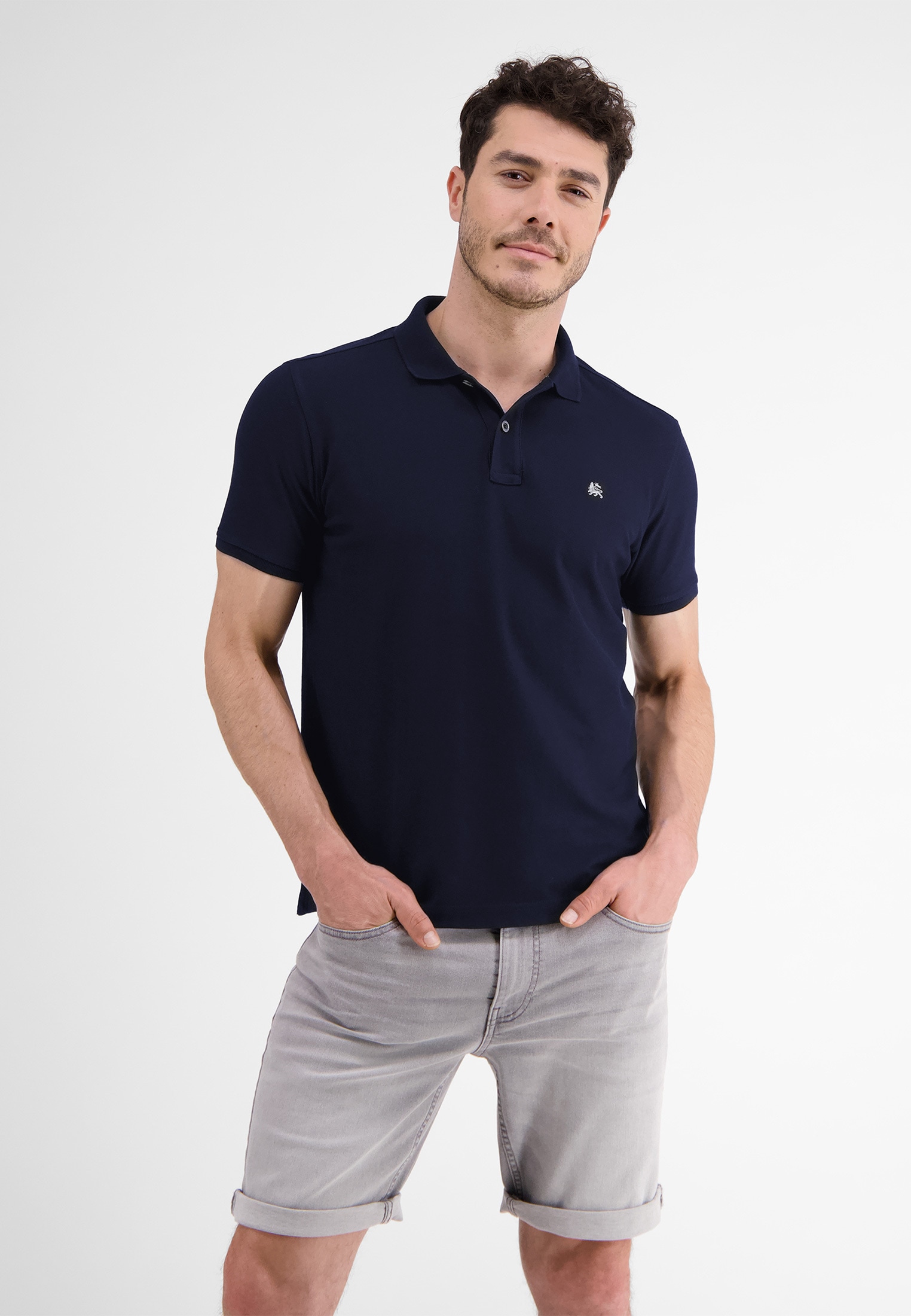 LERROS Poloshirt "LERROS Klassischer Polostyle in *Cool & Dry* Piquéqualität"