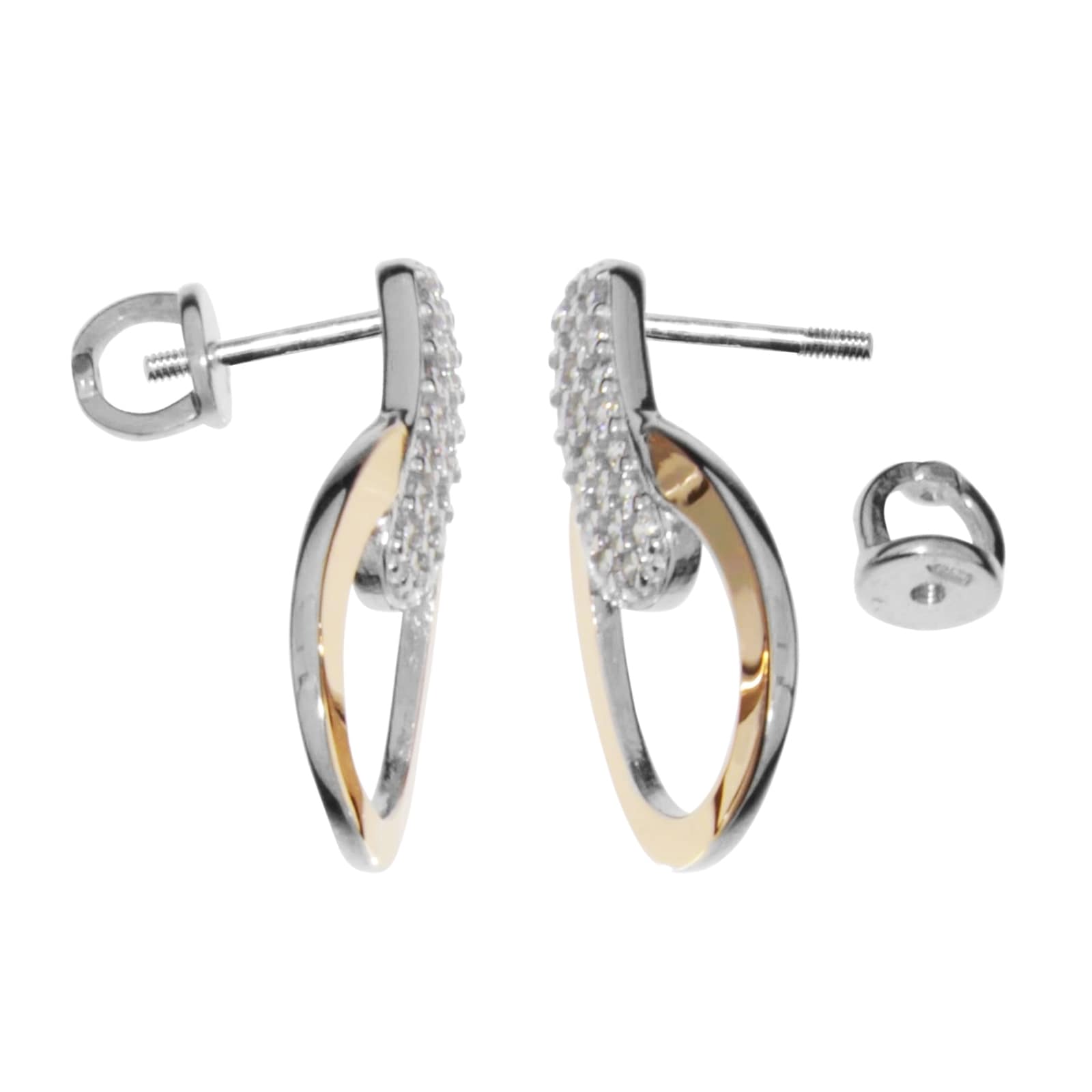 OSTSEE-SCHMUCK Paar Ohrstecker »Ostsee-Schmuck Ohrstecker Sunny Exklusiv«, (2 tlg.)