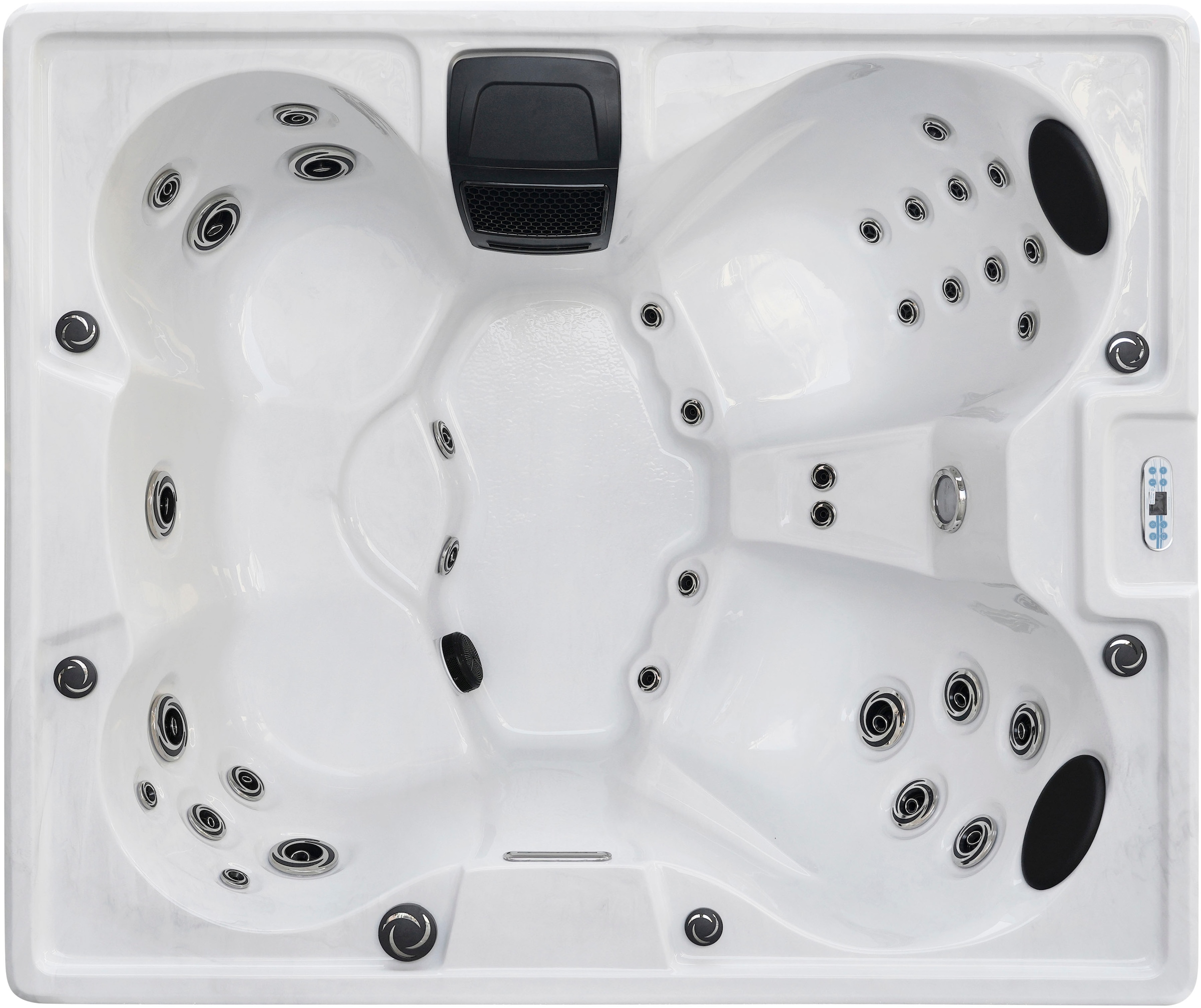 Sanotechnik Whirlpool »CATANIA«, (Set), 210x108x82 cm, inkl. Abdeckung