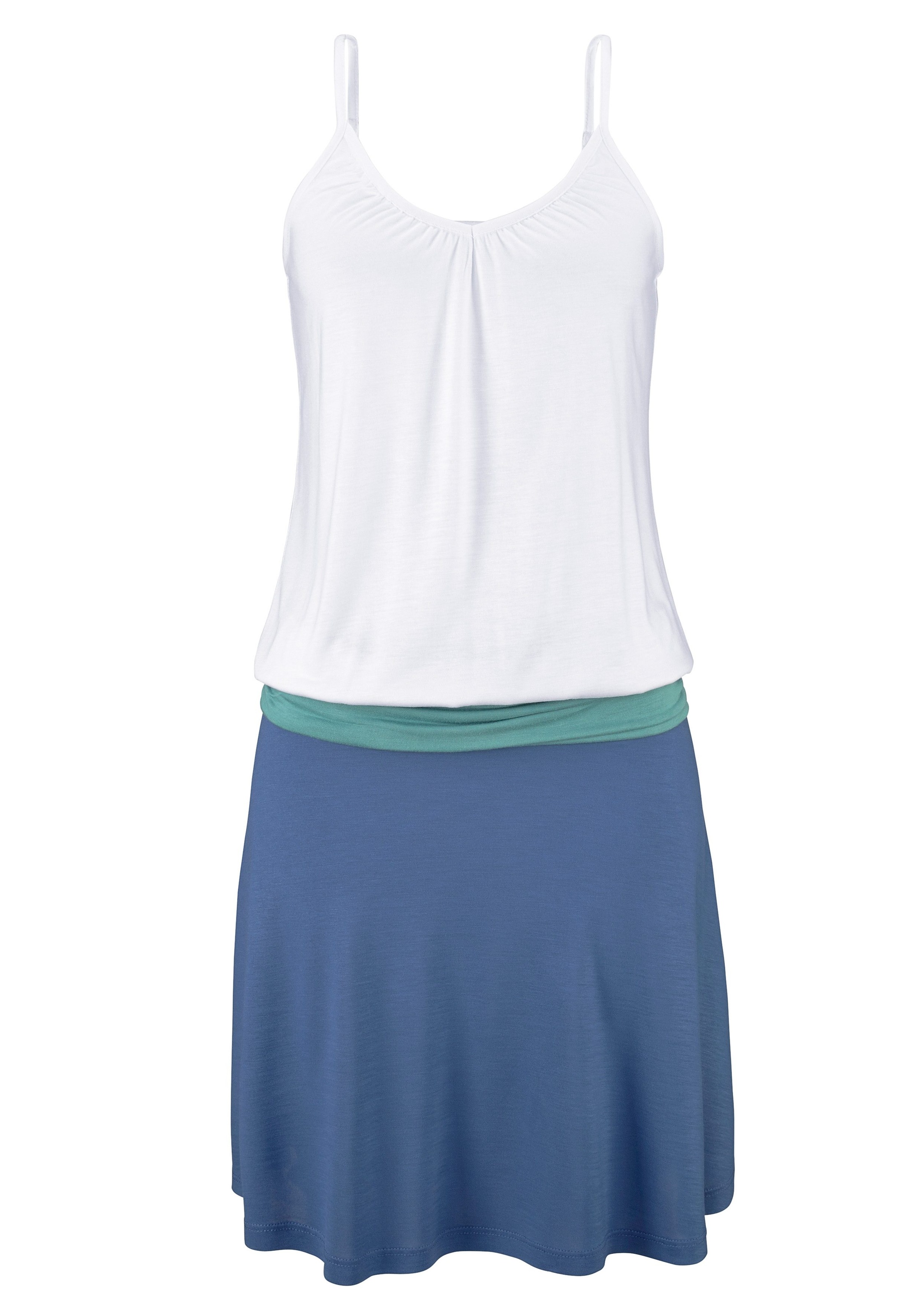Beachtime Strandkleid, aus Viskosejersey mit verstellbaren Trägern, kurzes günstig online kaufen