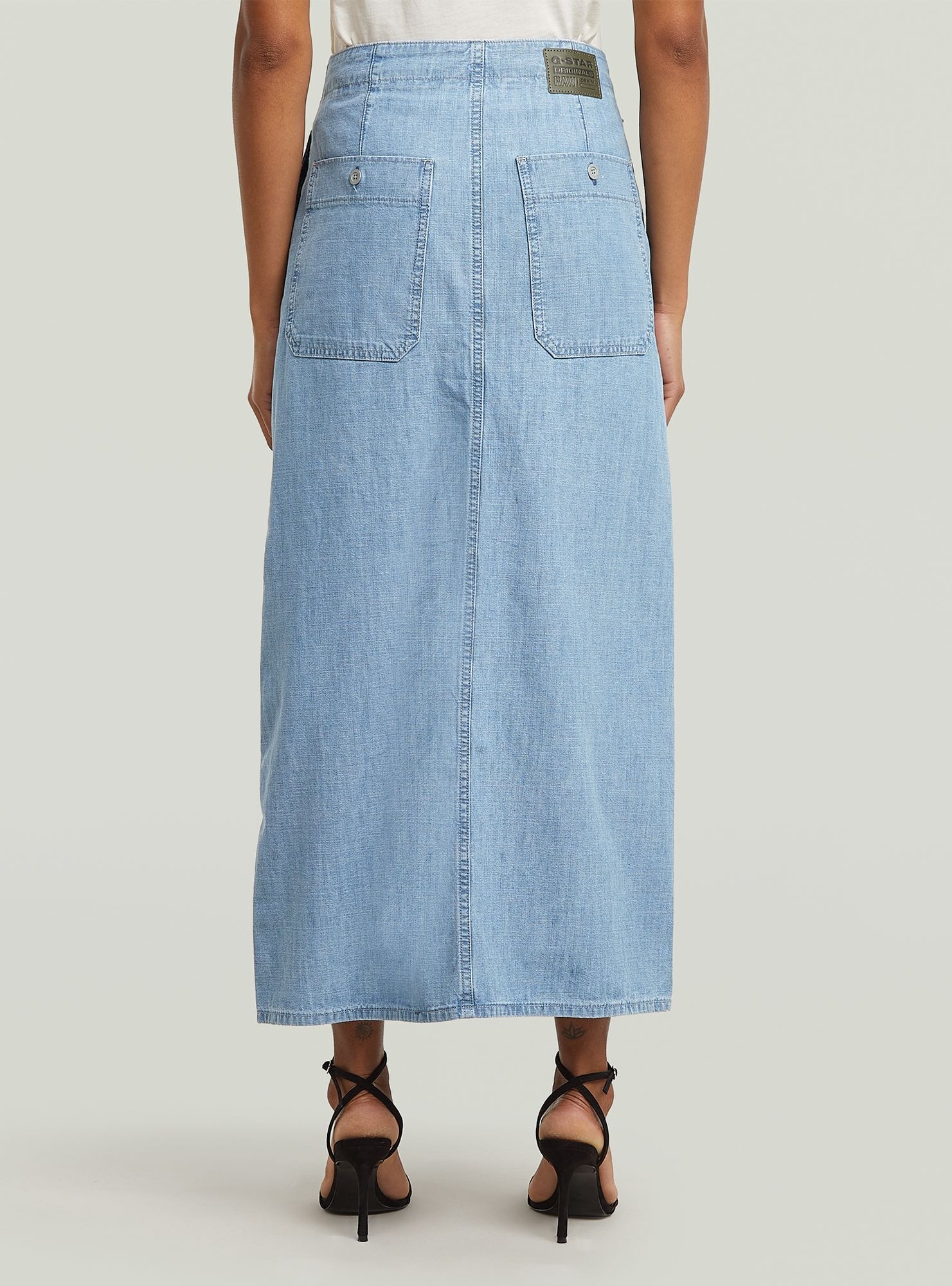 G-STAR Maxikleid "Belted Cargo Long Rock" günstig online kaufen