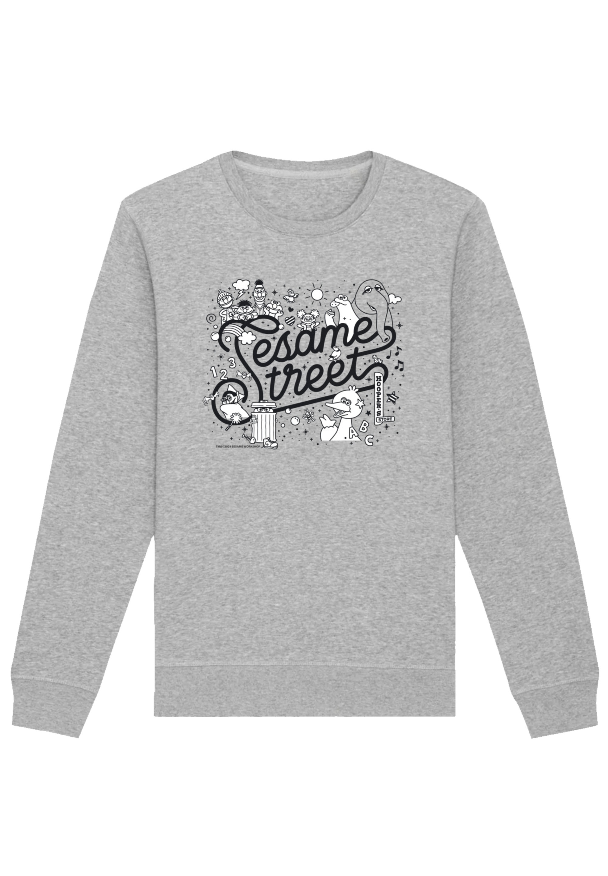 F4NT4STIC Sweatshirt "Sesamstraße Collage Black & White", Premium Qualität, günstig online kaufen