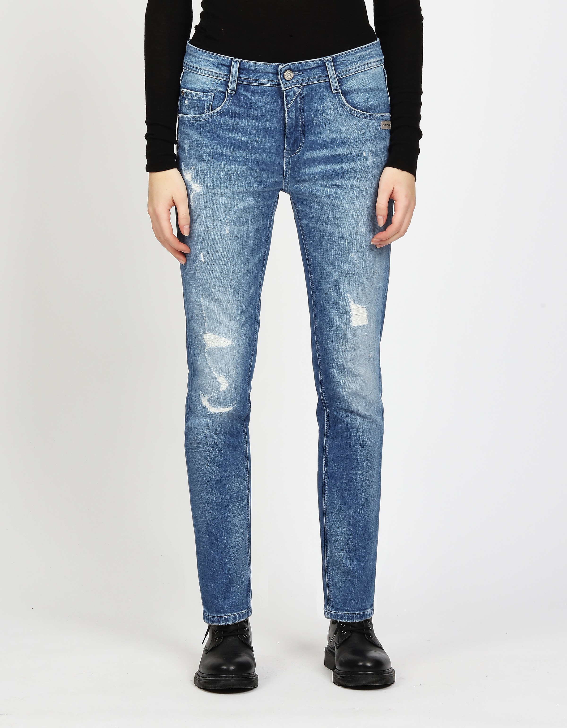 GANG Relax-fit-Jeans 94AMELIE mit doppelter rechter Gesäßtasche günstig online kaufen