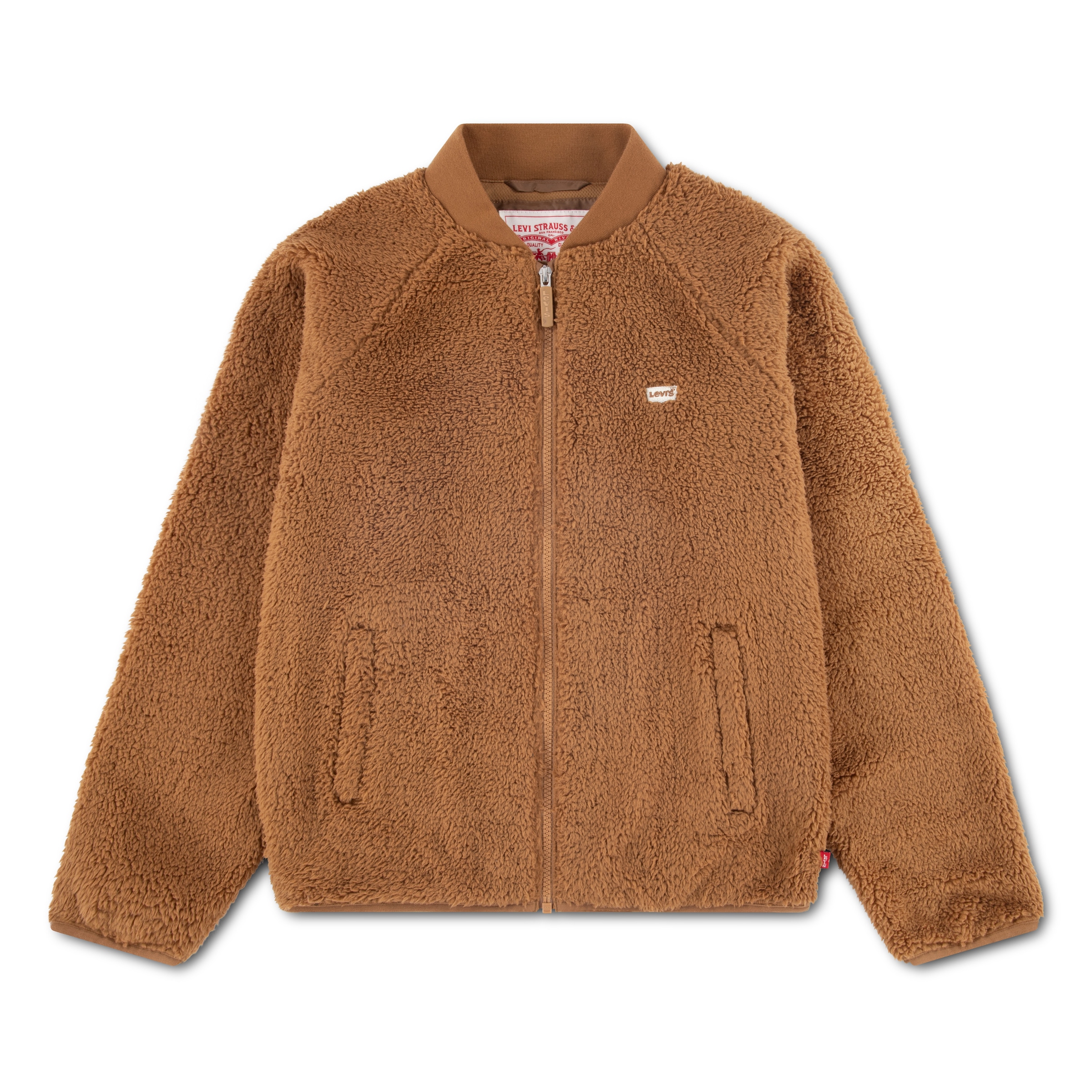 Levis Kids Fellimitatjacke "LVB LT WT SHERPA JACKET" ohne Kapuze Blousonjacke, wärmend - for Boys