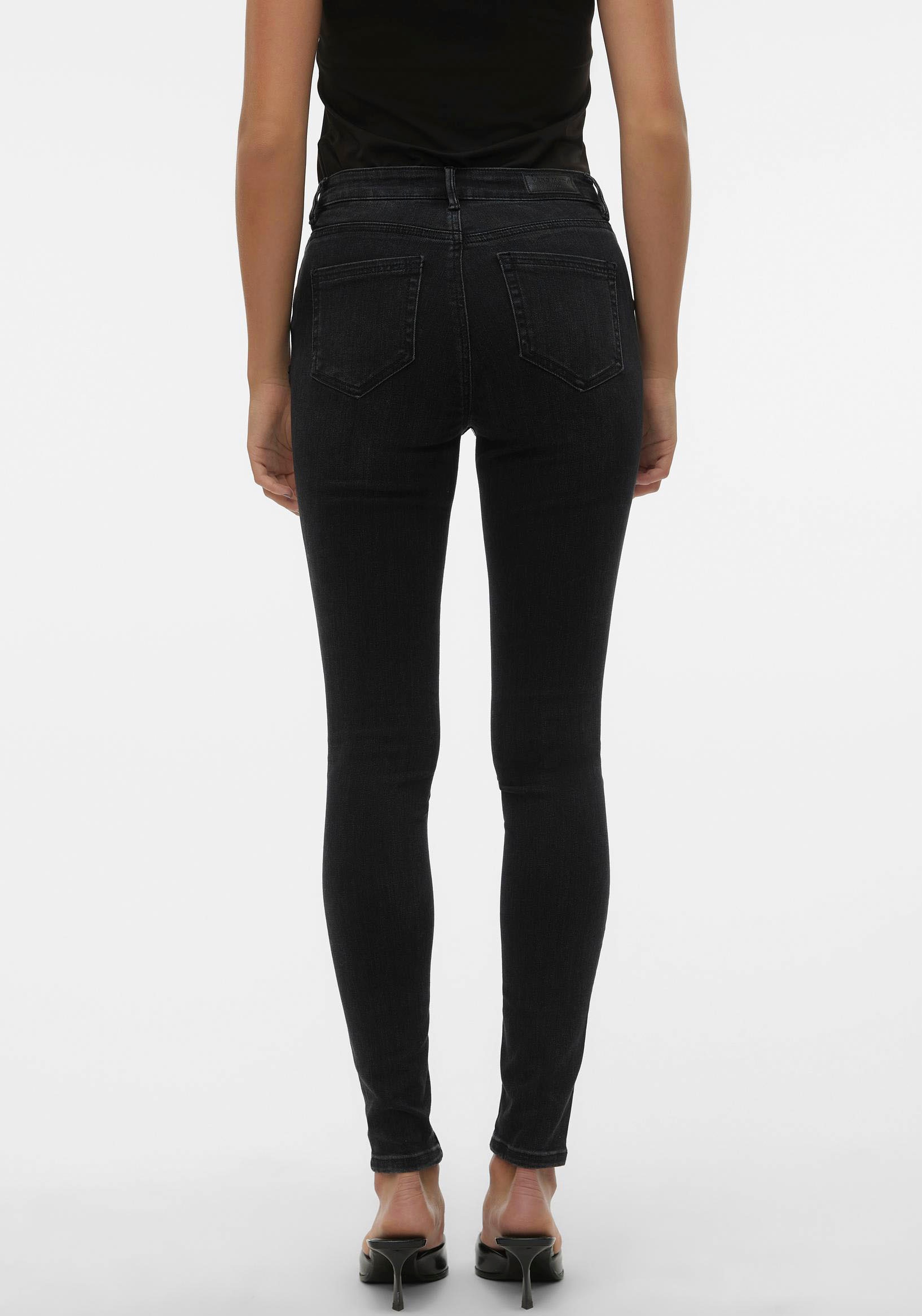 Vero Moda Skinny-fit-Jeans "VMFLASH MR SKINNY JEANS LI111 NOOS" günstig online kaufen