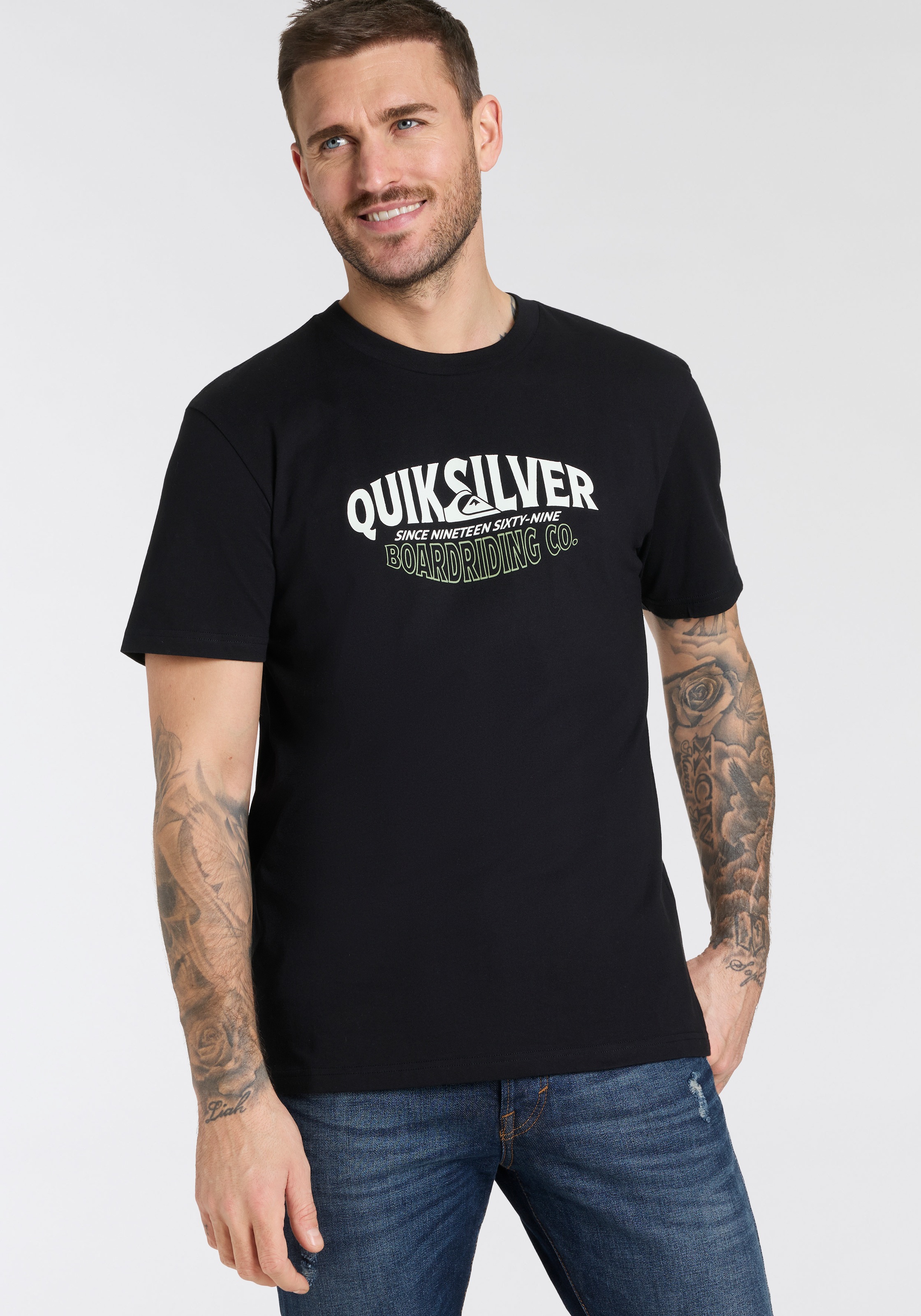 Quiksilver T-Shirt "RUGGED SHORT SLEEVE TEE PACK YM" Packung, 2er-Pack, 2 S günstig online kaufen