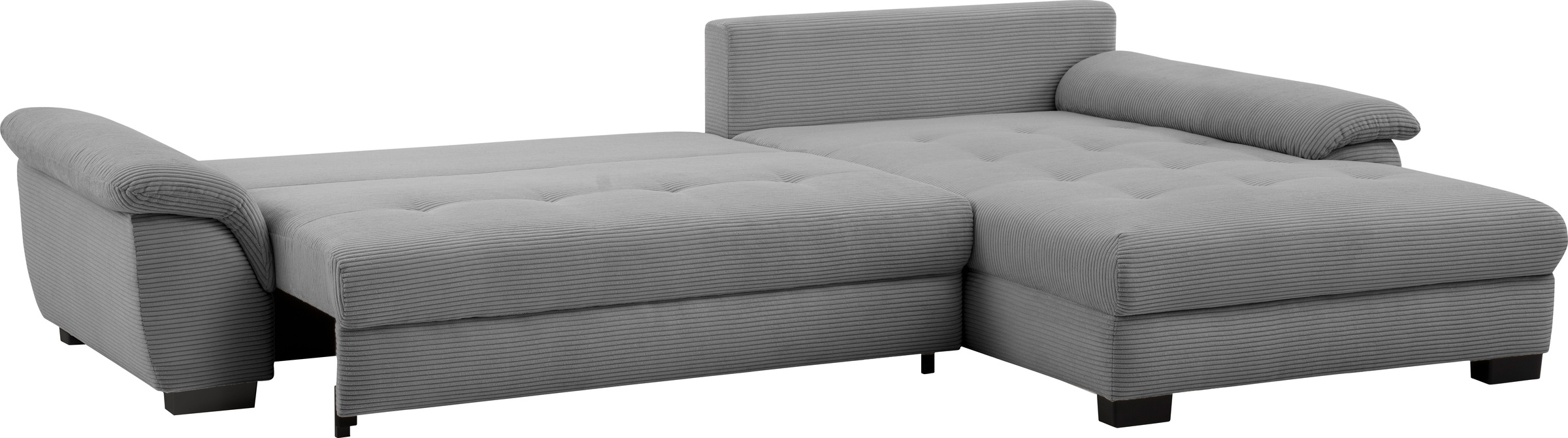 Mr. Couch Ecksofa »Dario, L-Form, mit Bett und Bettkasten«, wahlweise mit Kaltschaum