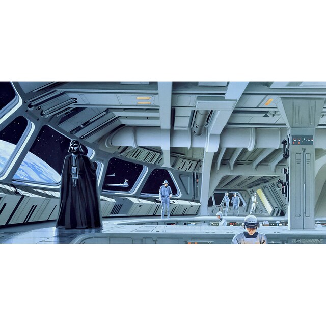 Komar Fototapete »Star Wars Classic RMQ Stardestroyer Deck«,  futuristisch-mehrfarbig-Weltall, 500x250 cm (Breite x Höhe) kaufen | BAUR