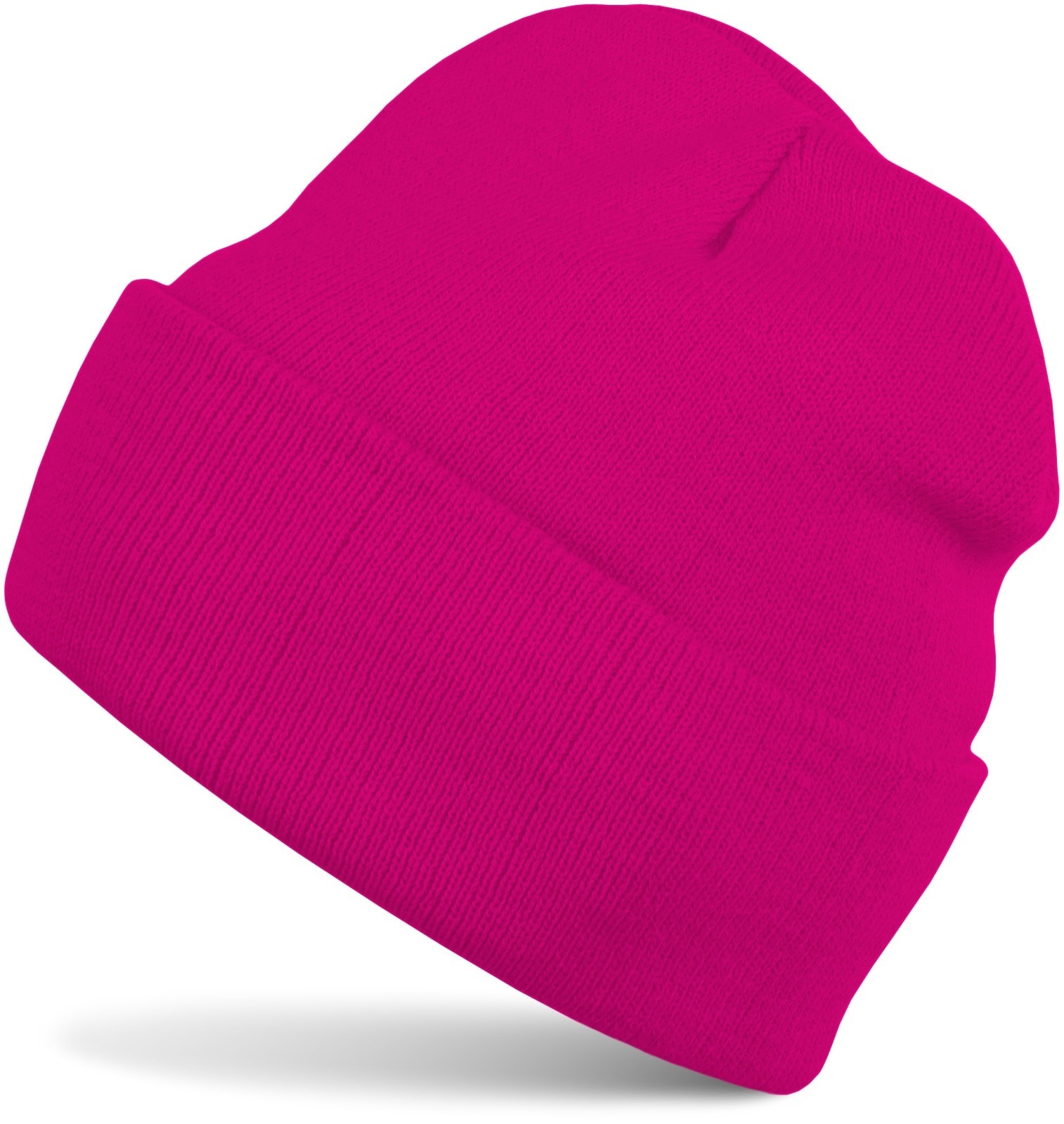 styleBREAKER Strickmütze "Kinder Strickmütze mit Krempe" 1 Stk.