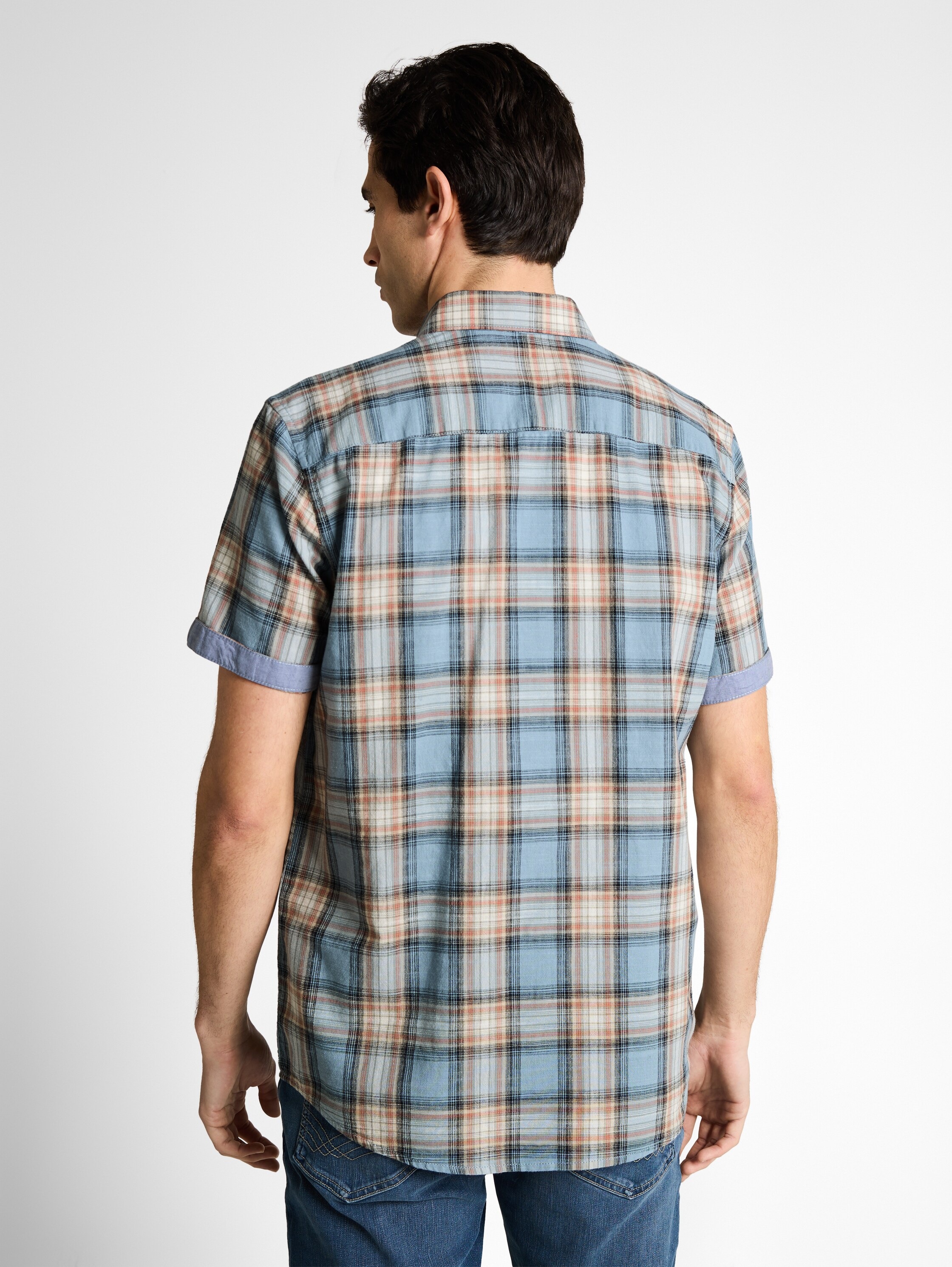 TOM TAILOR Kurzarmhemd mit Karo Muster günstig online kaufen