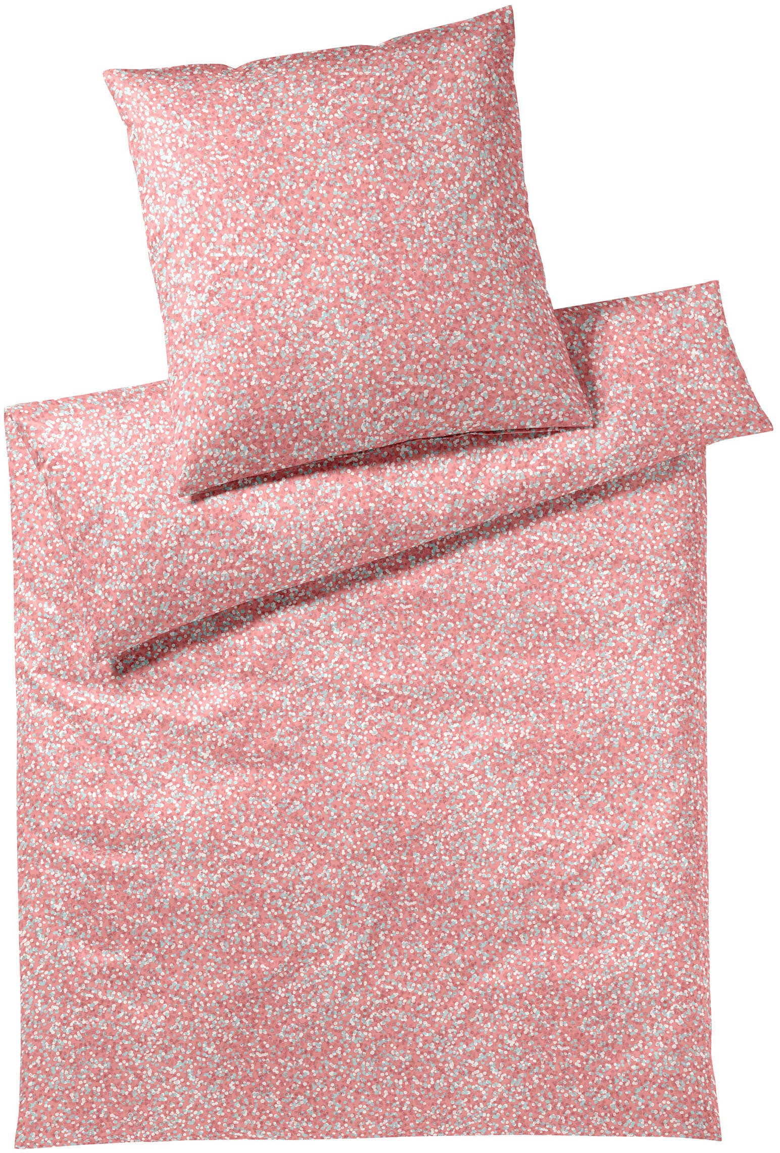 Elegante Bettwäsche "Little Dots" 2 Stk. angenehmes Hautgefühl