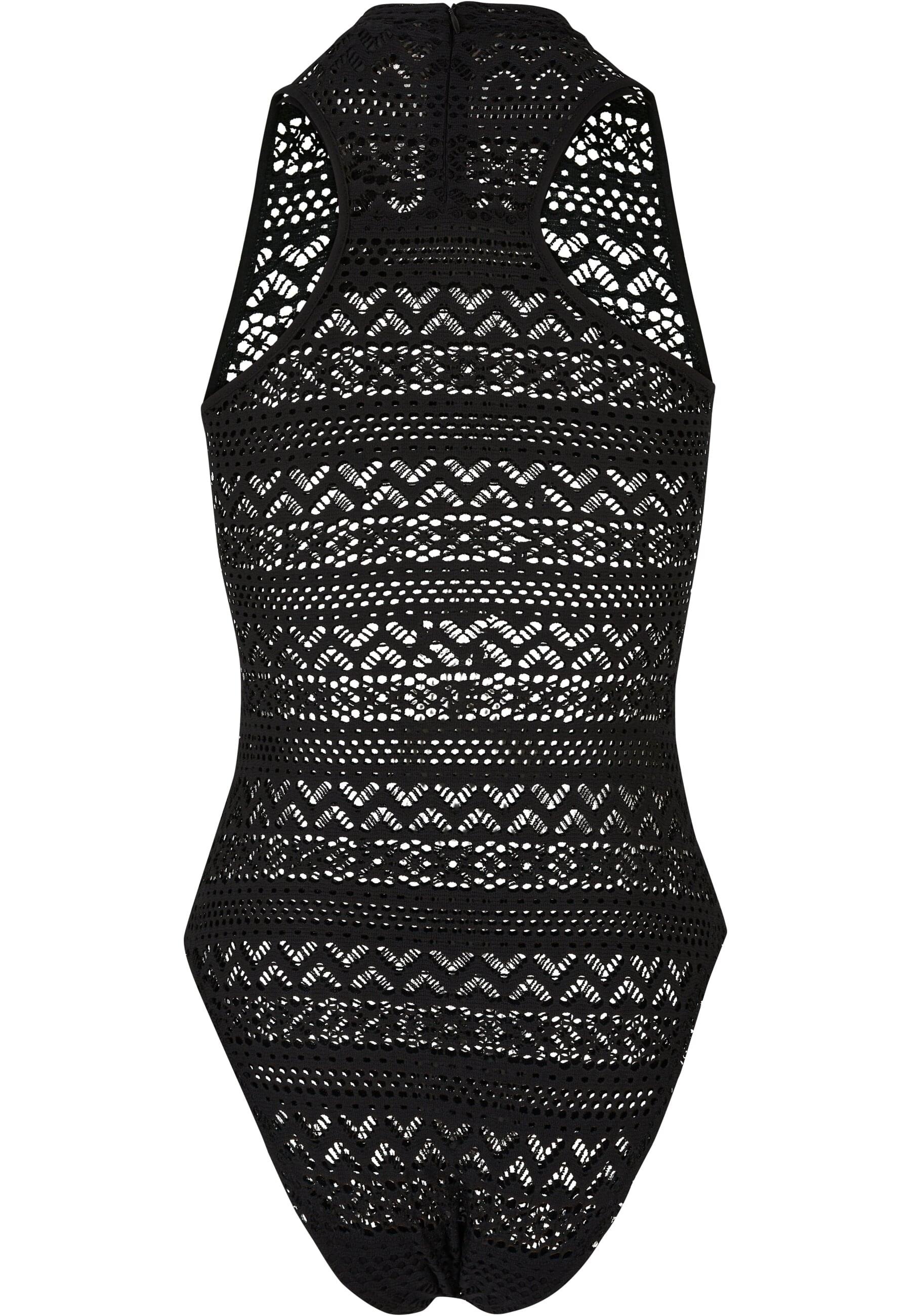 URBAN CLASSICS Body "Urban Classics Damen Ladies Crochet Jersey Turtleneck günstig online kaufen