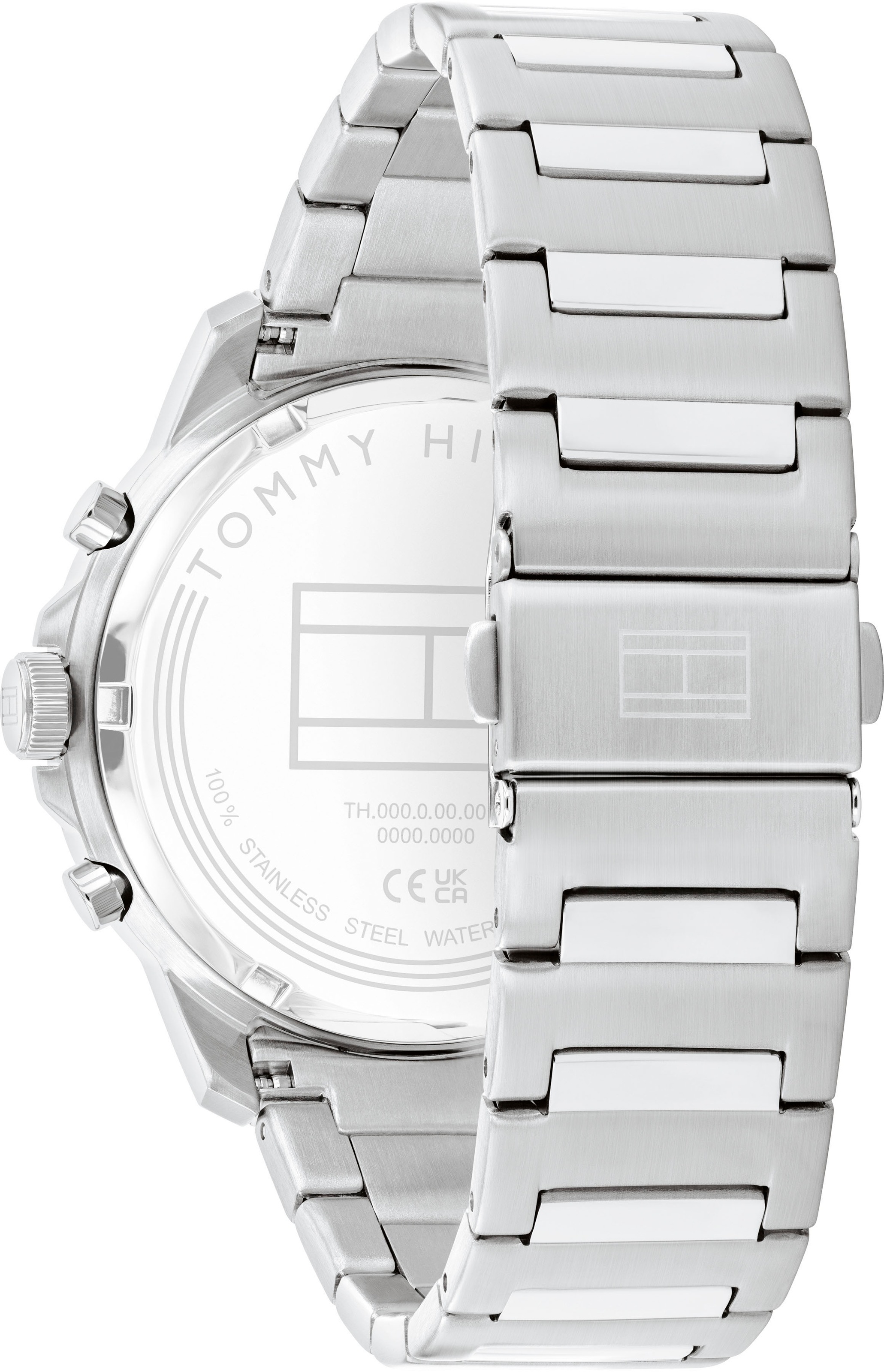 Tommy Hilfiger Multifunktionsuhr »HENRY«, Quarzuhr, Armbanduhr, Herrenuhr, Edelstahlarmband, analog