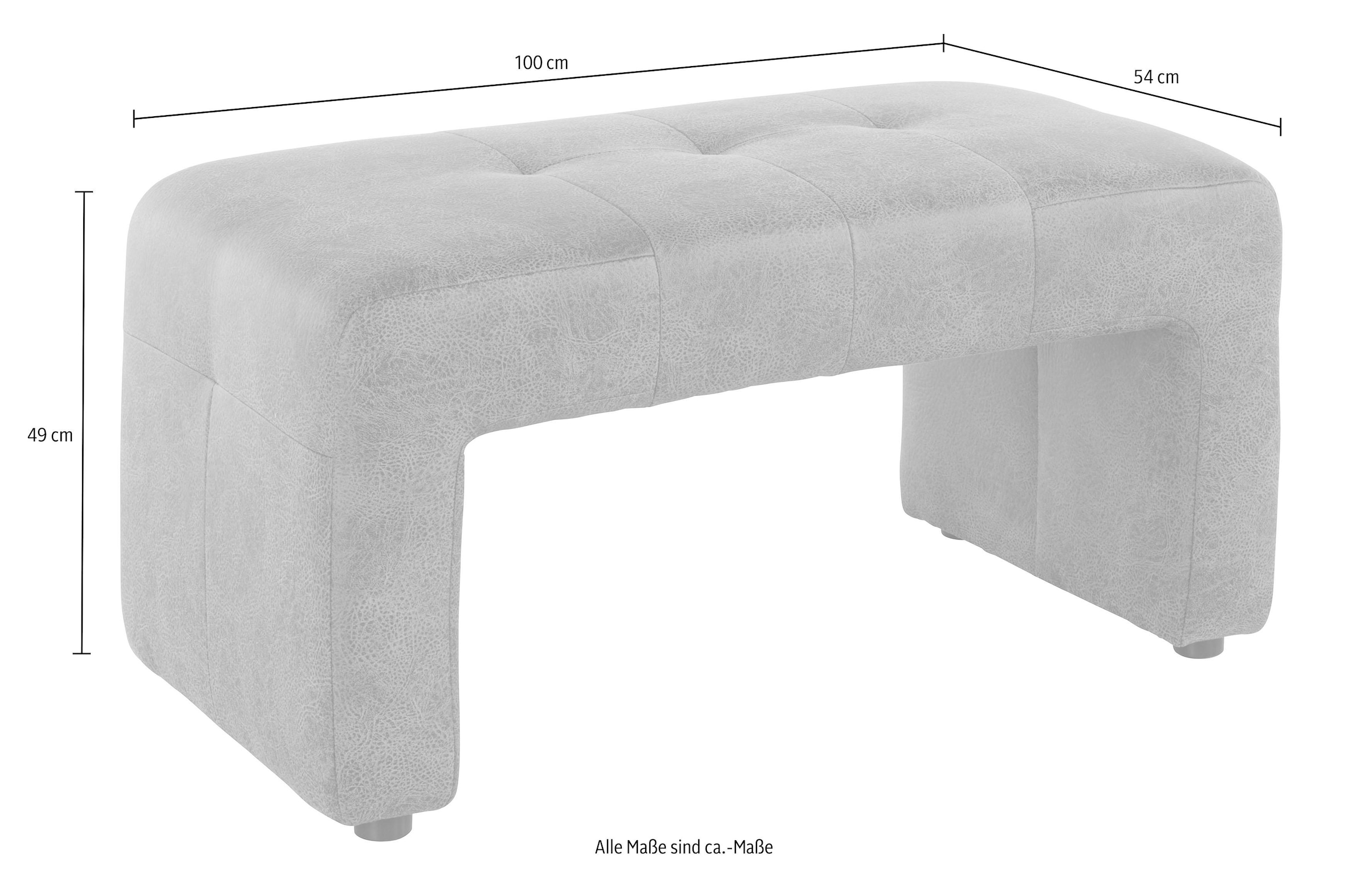 exxpo - sofa fashion Polsterhocker, Breite 100 cm