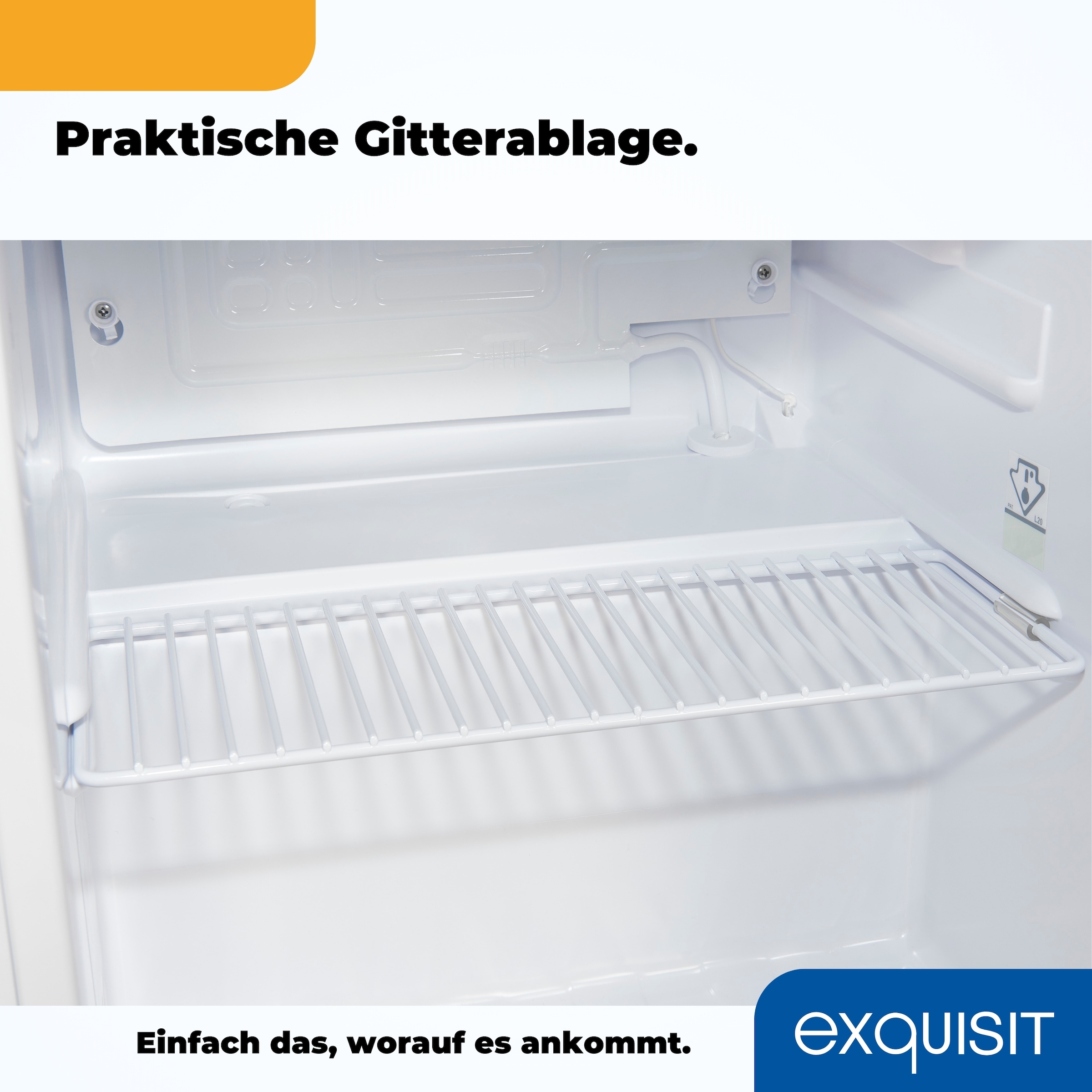 exquisit Kühlschrank »KB05-V-040E schwarz«