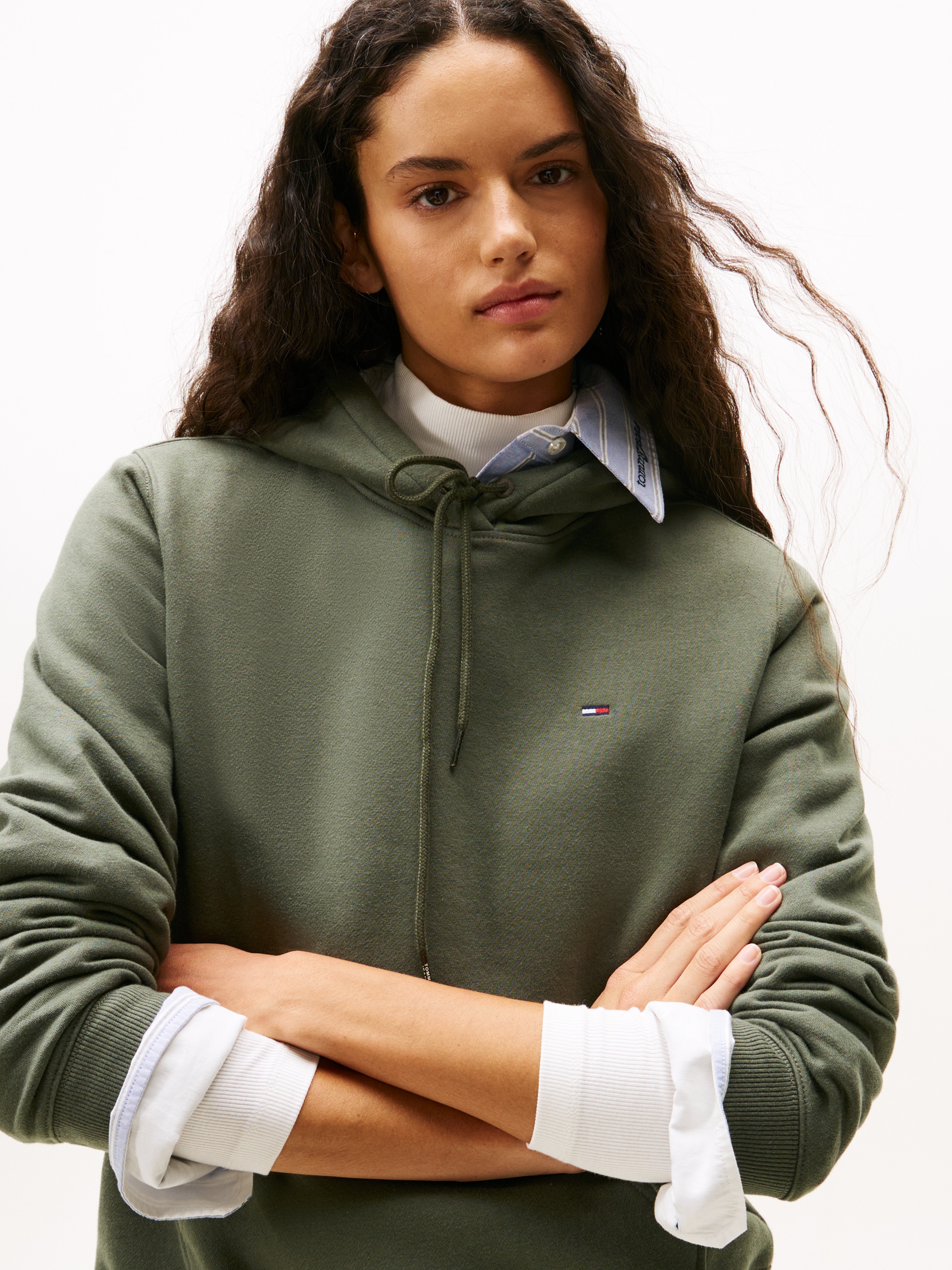 Tommy Jeans Kapuzensweatshirt »TJW REG S FLAG HOODIE«, mit Logo-Flag
