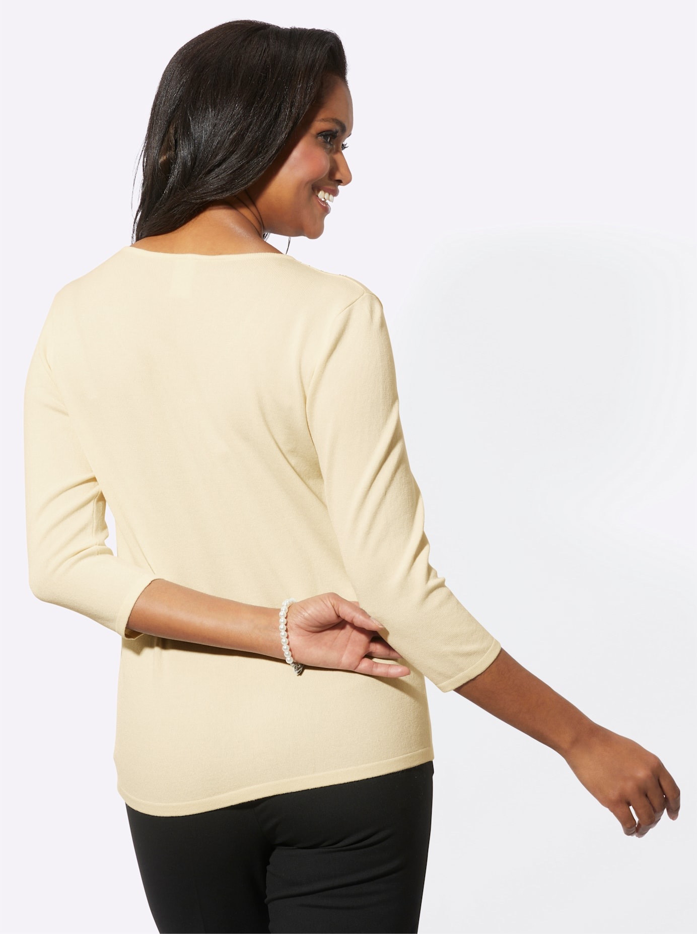 Lady 3/4 Arm-Pullover "3/4-Arm-Pullover" günstig online kaufen
