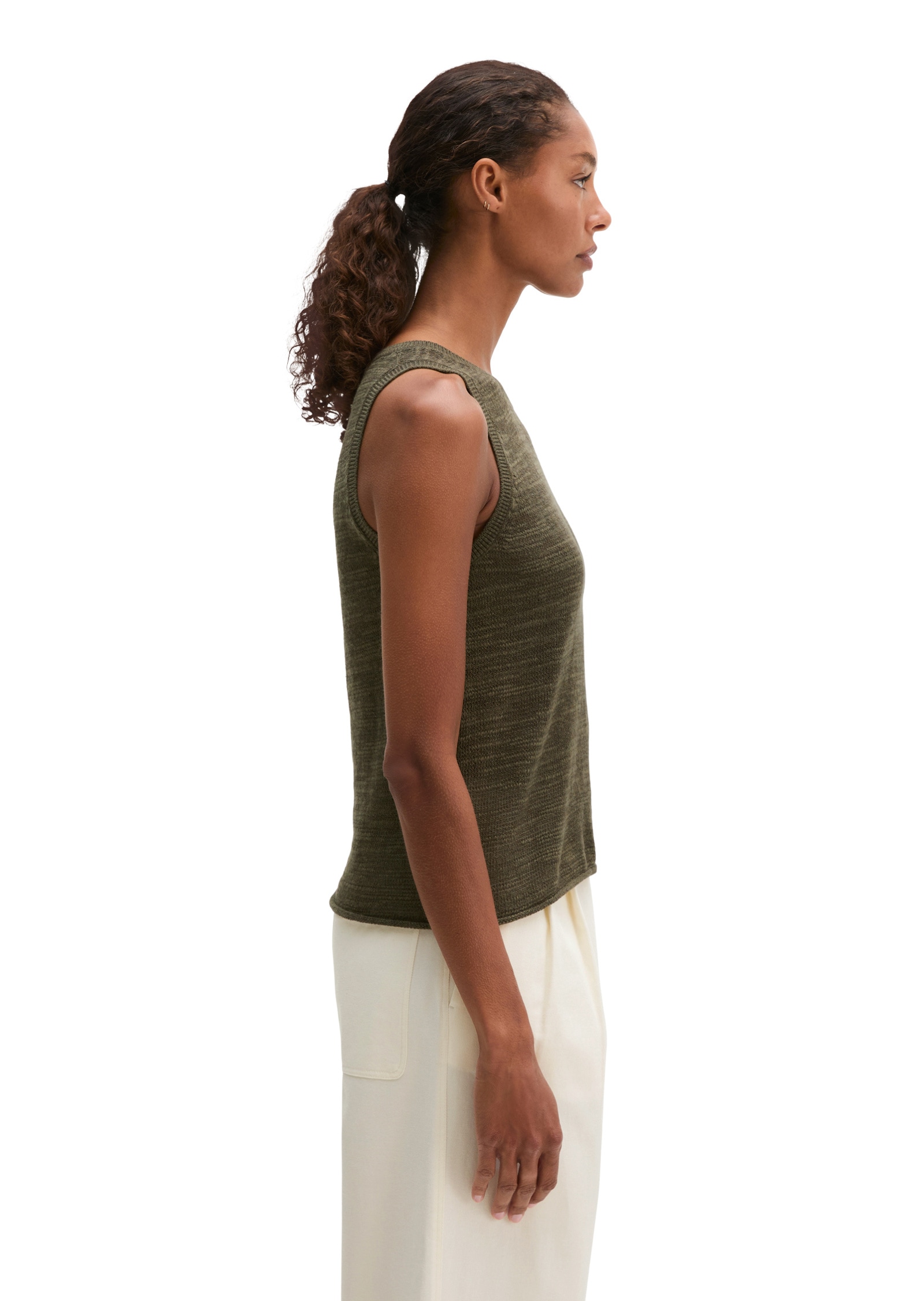 Marc O'Polo Strickpullover »aus Leinen-Baumwolle-Mix«
