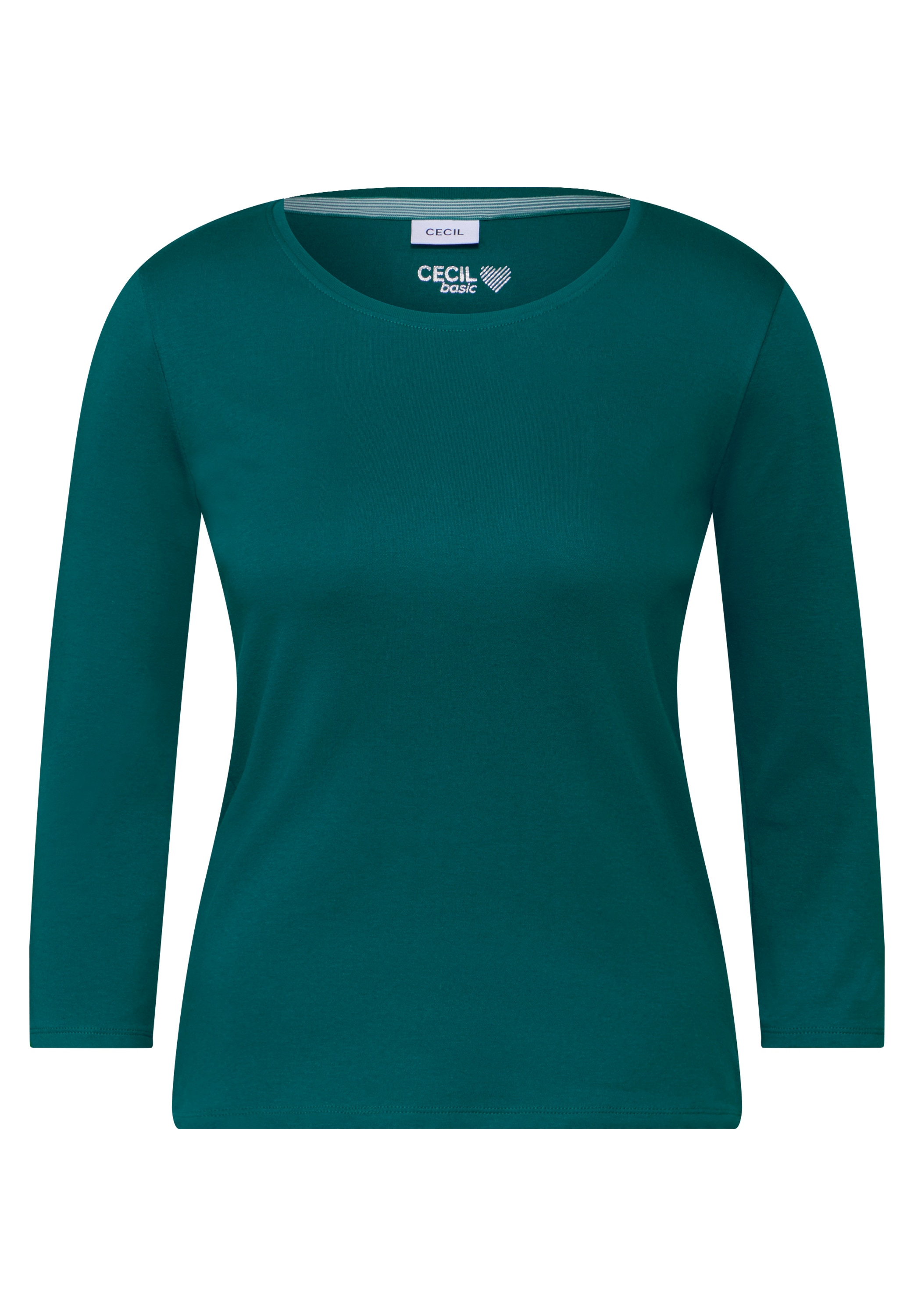 Cecil 3/4-Arm-Shirt, aus reiner Baumwolle