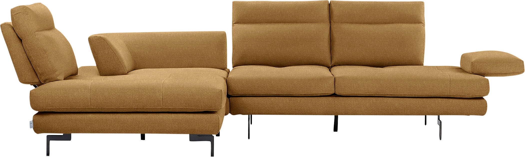 CALIA ITALIA Ecksofa "Toby Wing, Komfortsofa mit Sitzkomfort der Extraklass günstig online kaufen