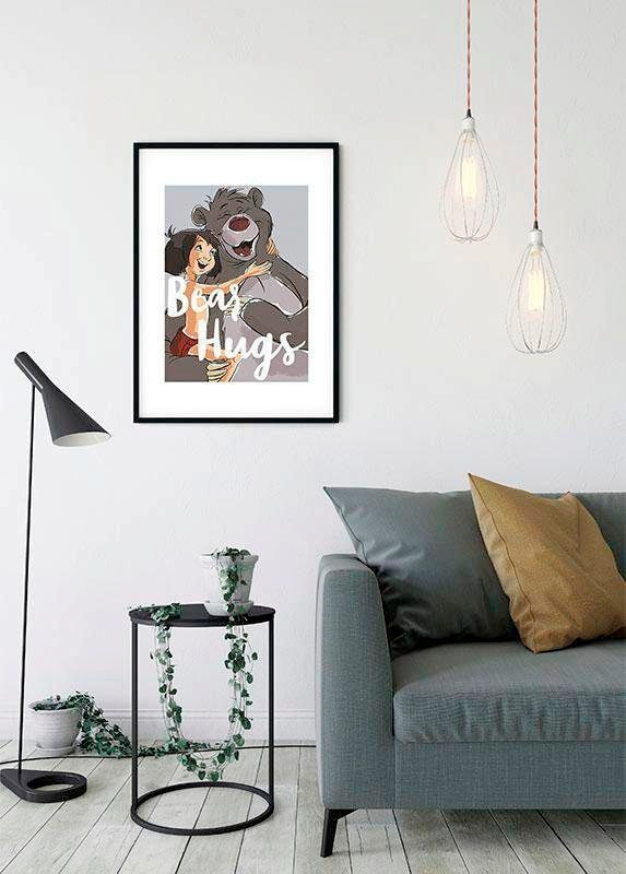 BAUR »Bear | Poster (1 Wohnzimmer Schlafzimmer, St.), Disney, Komar Hug«, Kinderzimmer,