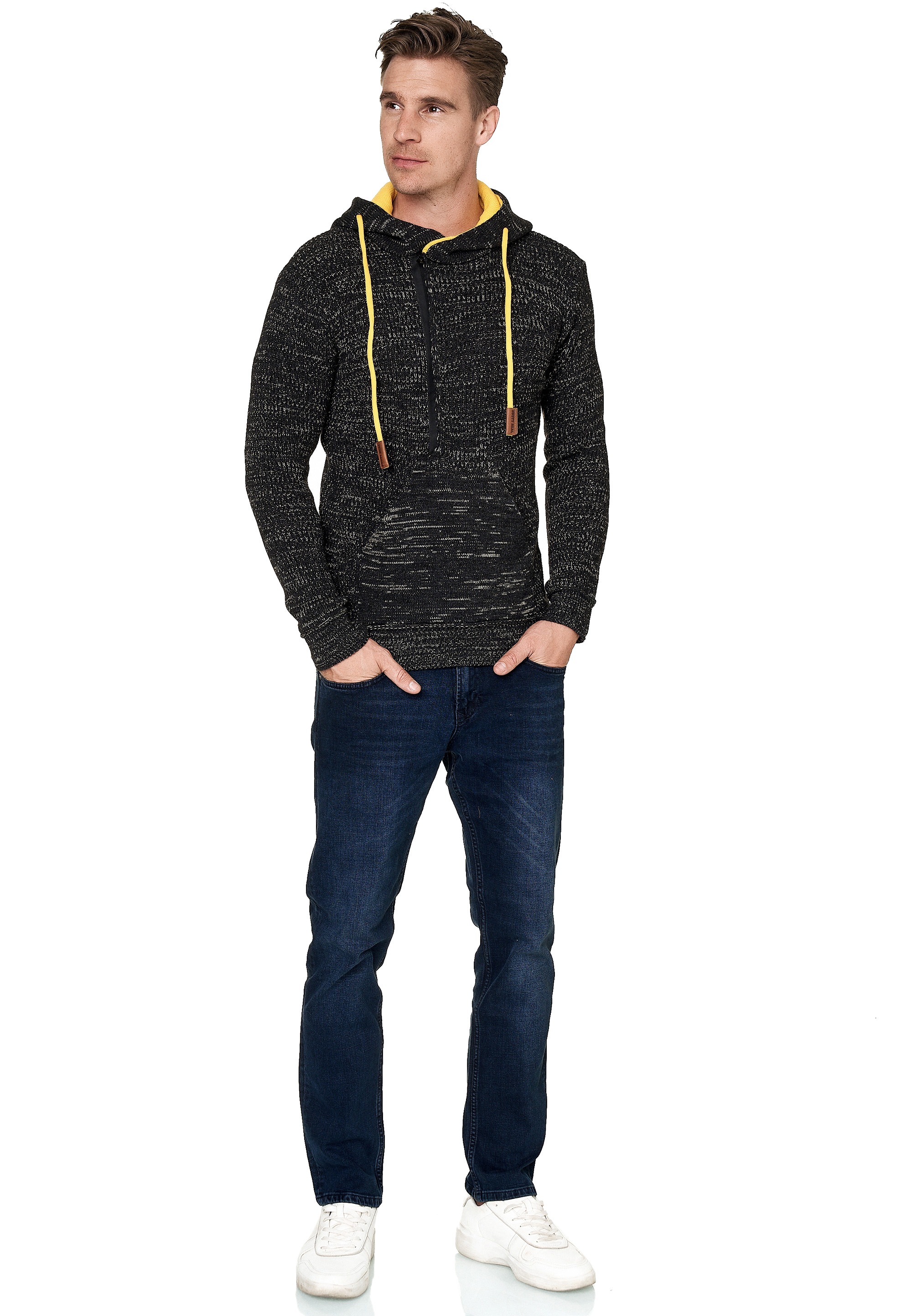 Rusty Neal Kapuzensweatshirt, mit stylischem Ausschnitt