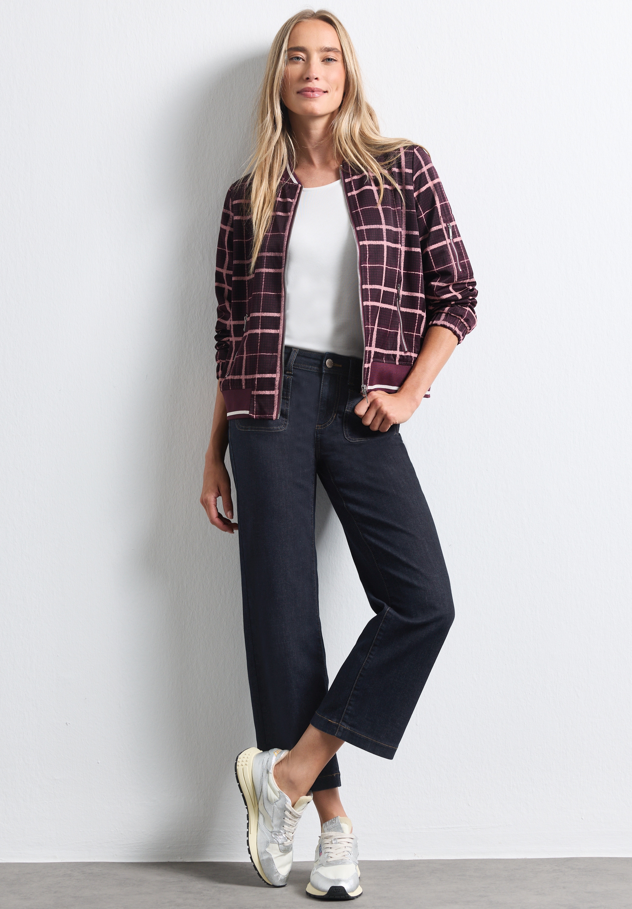 STREET ONE Straight-Jeans »Style Amalia« im Rinsed-Look / Stretch