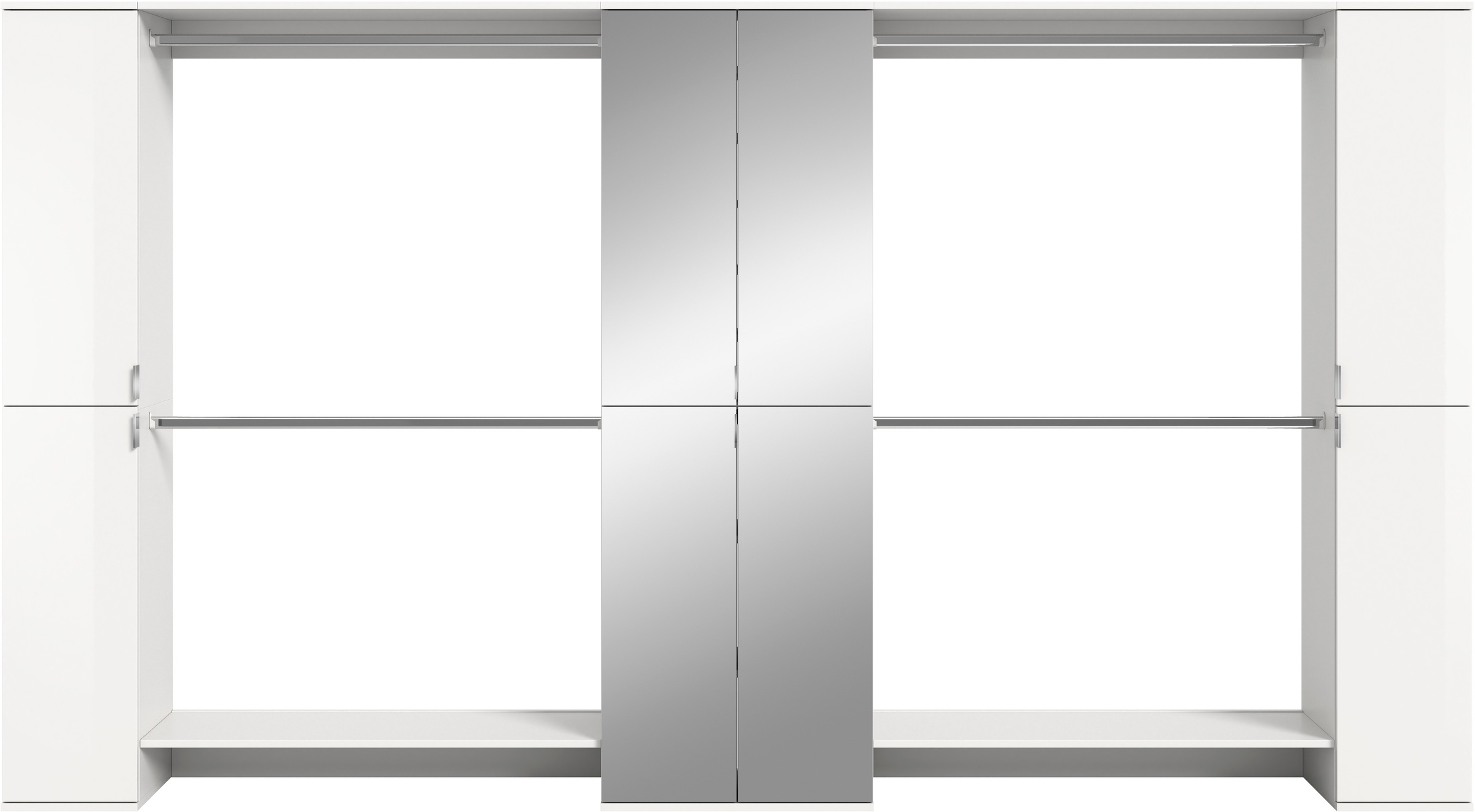 INOSIGN Garderoben-Set, (5 St.), Trondheim, Garderobenset 5-tlg.Breite 341 cm, Flur, Diele, Kombination
