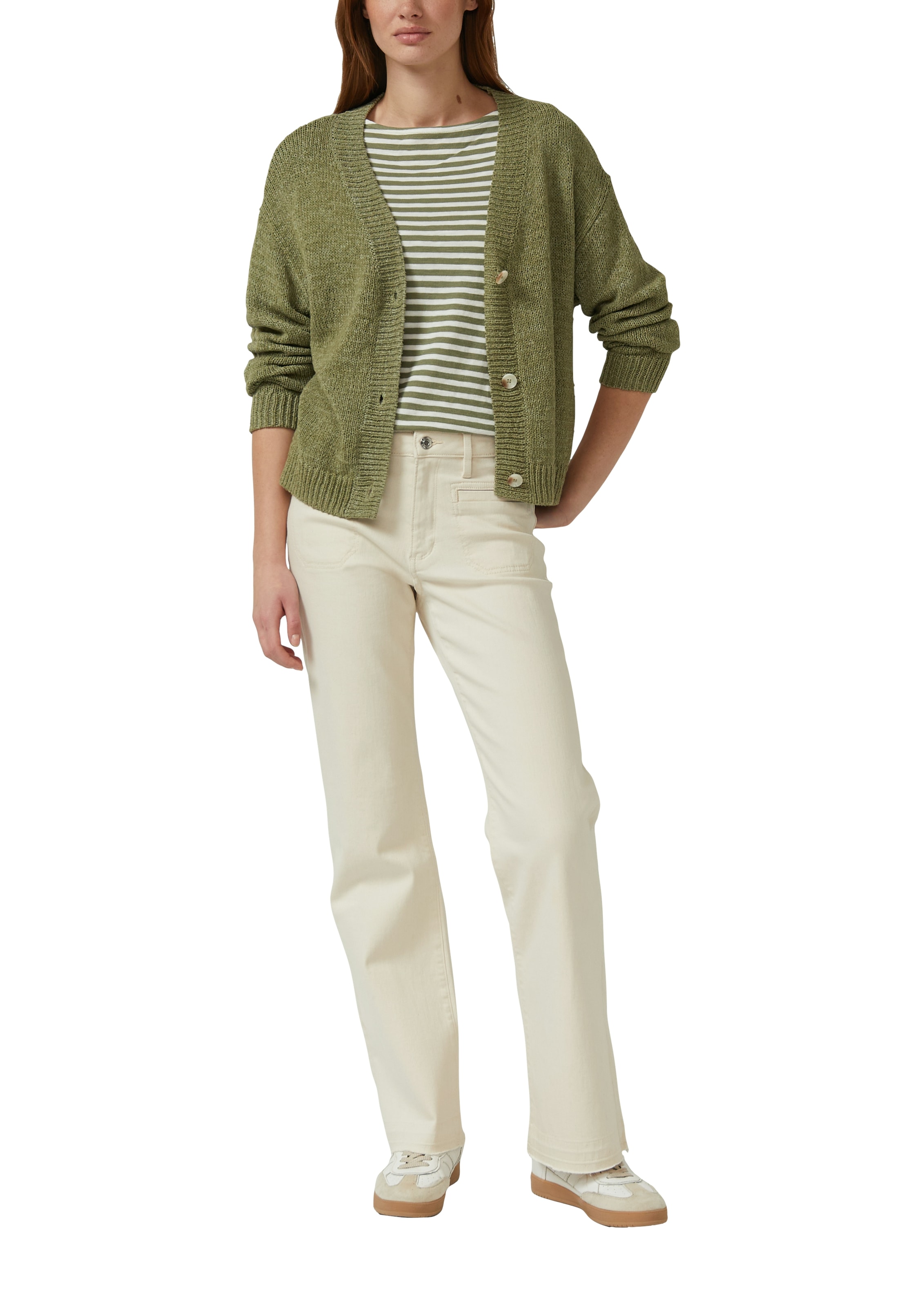 s.Oliver Strickjacke mit V-Ausschnitt