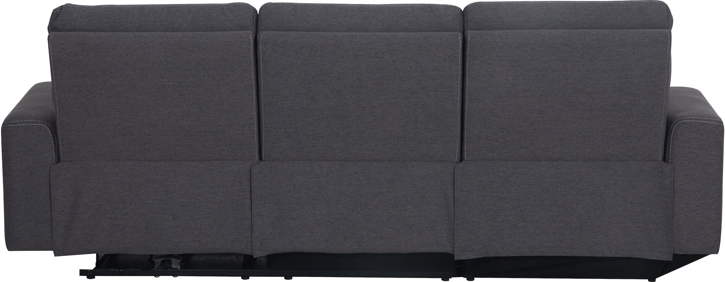 Home affaire Ecksofa »VENOIR, L-Form, 250 cm, manuelle u. elektrische Funktion (m. USB A/C)«, Stauraum unter der Recamiere, 2. Staufach, Federkern