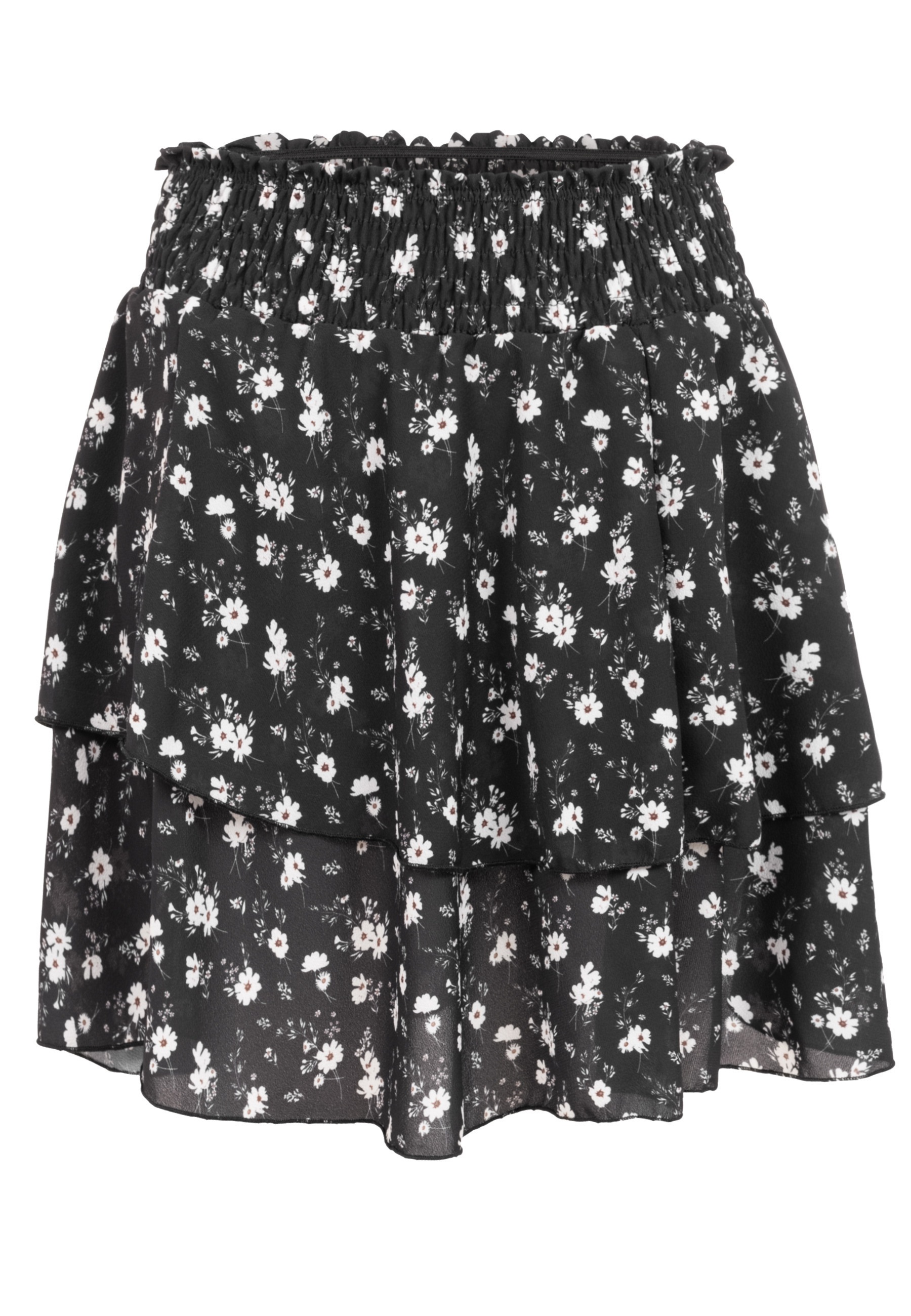 CLOUD 5IVE Midirock »CLOUD 5IVE Tiered Mini Skirt« 1