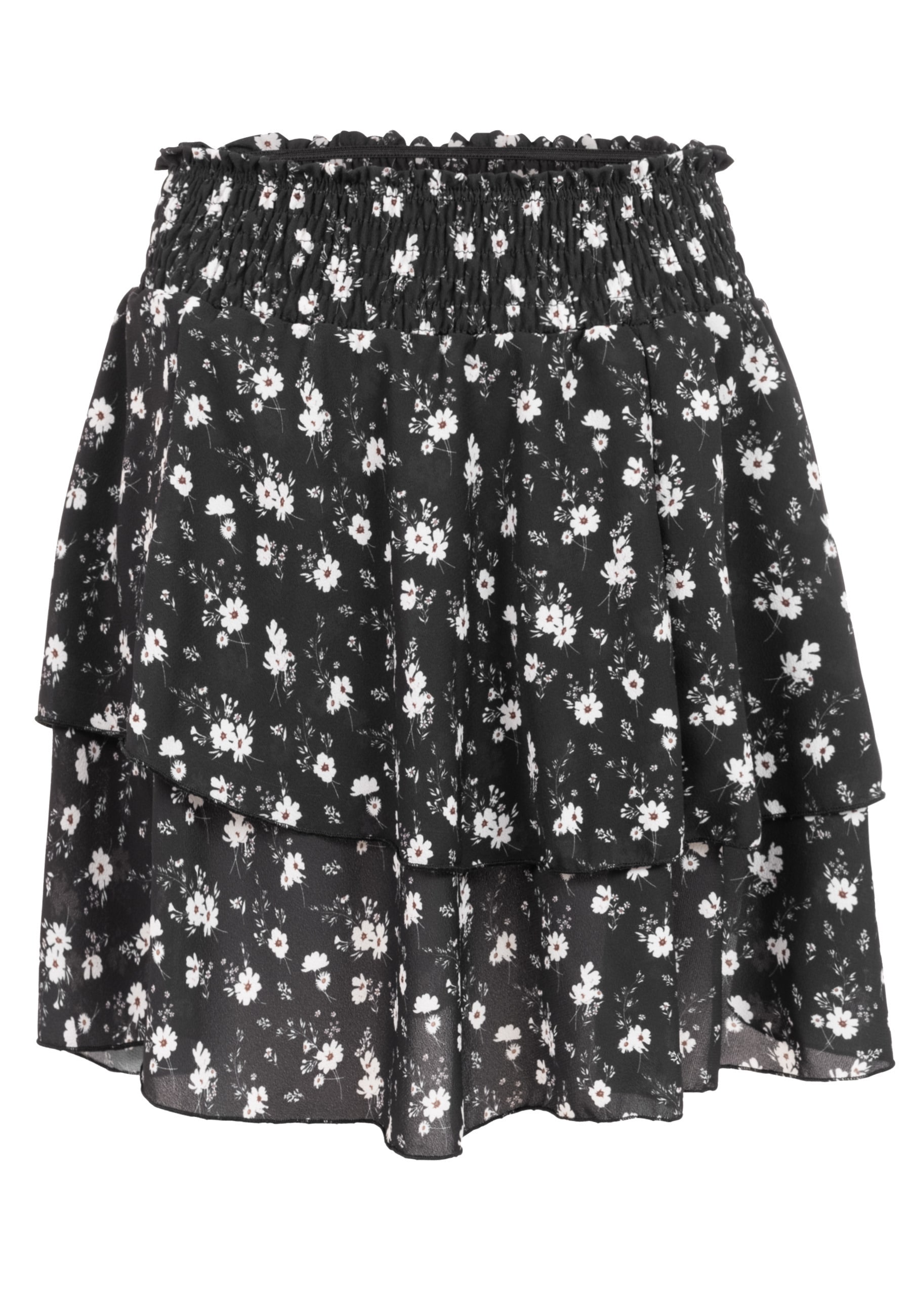CLOUD 5IVE Midirock "CLOUD 5IVE Tiered Skirt Ditsy Print" 1