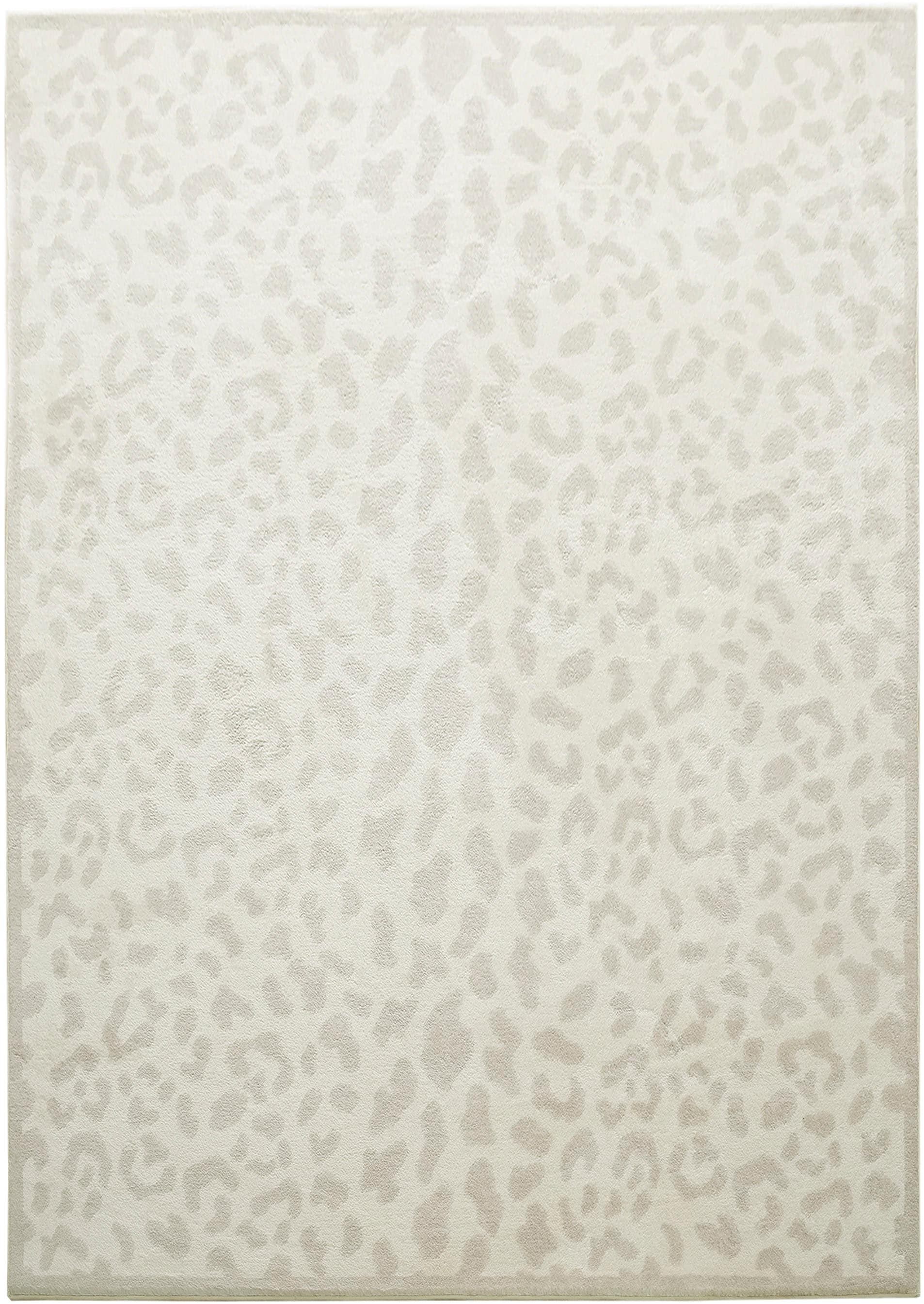 OTTO home Teppich »Leo, mit trendigem Leopardenmuster, waschbar« rechteckig 12 mm Höhe kuschelig & weich, modern, Animal Print, Wohnzimmer, Schlafzimmer