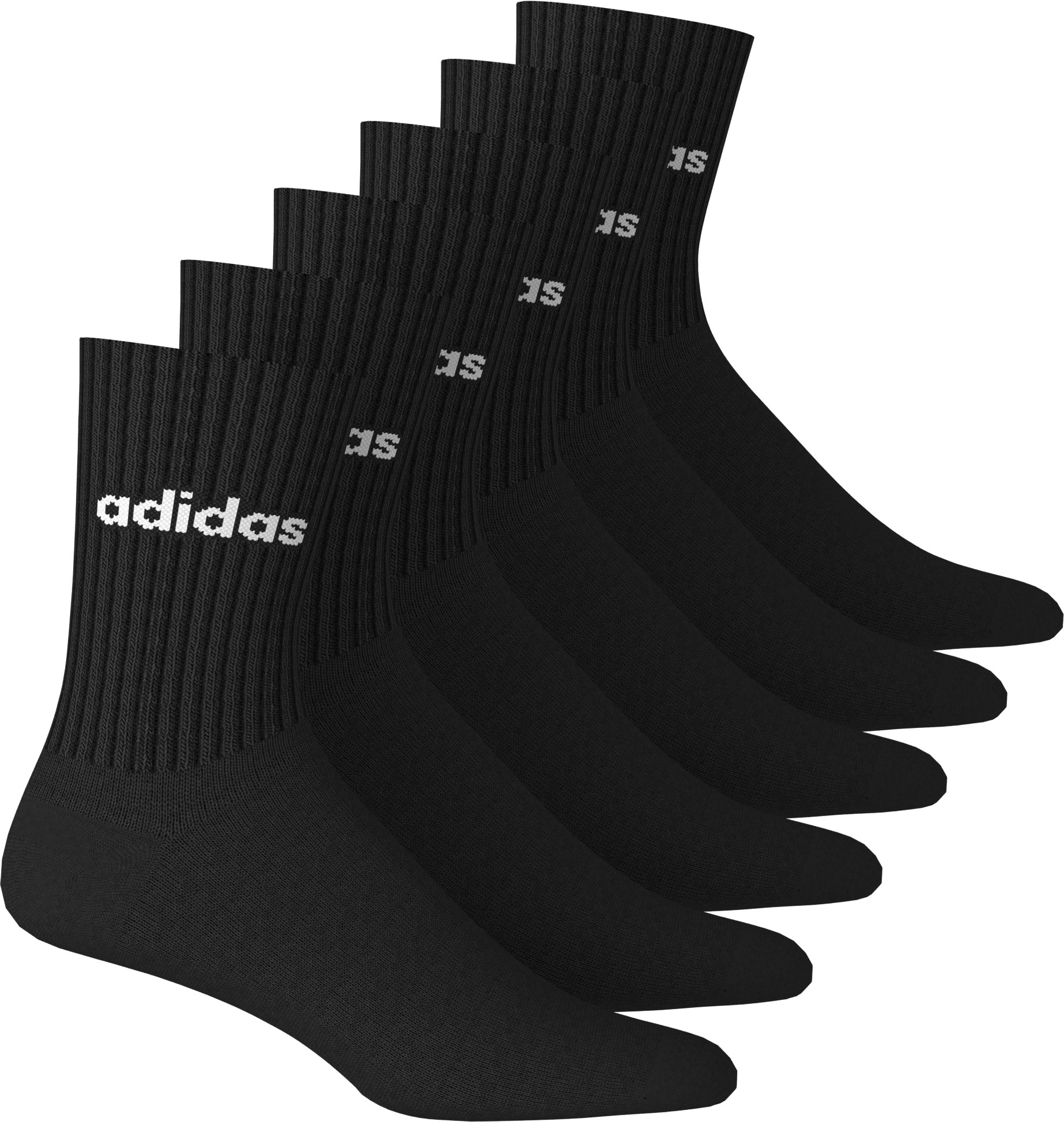 adidas Sportswear "LINEAR GEPOLSTERTE CREW IM 6ER-PACK" 6 Paar tlg.
