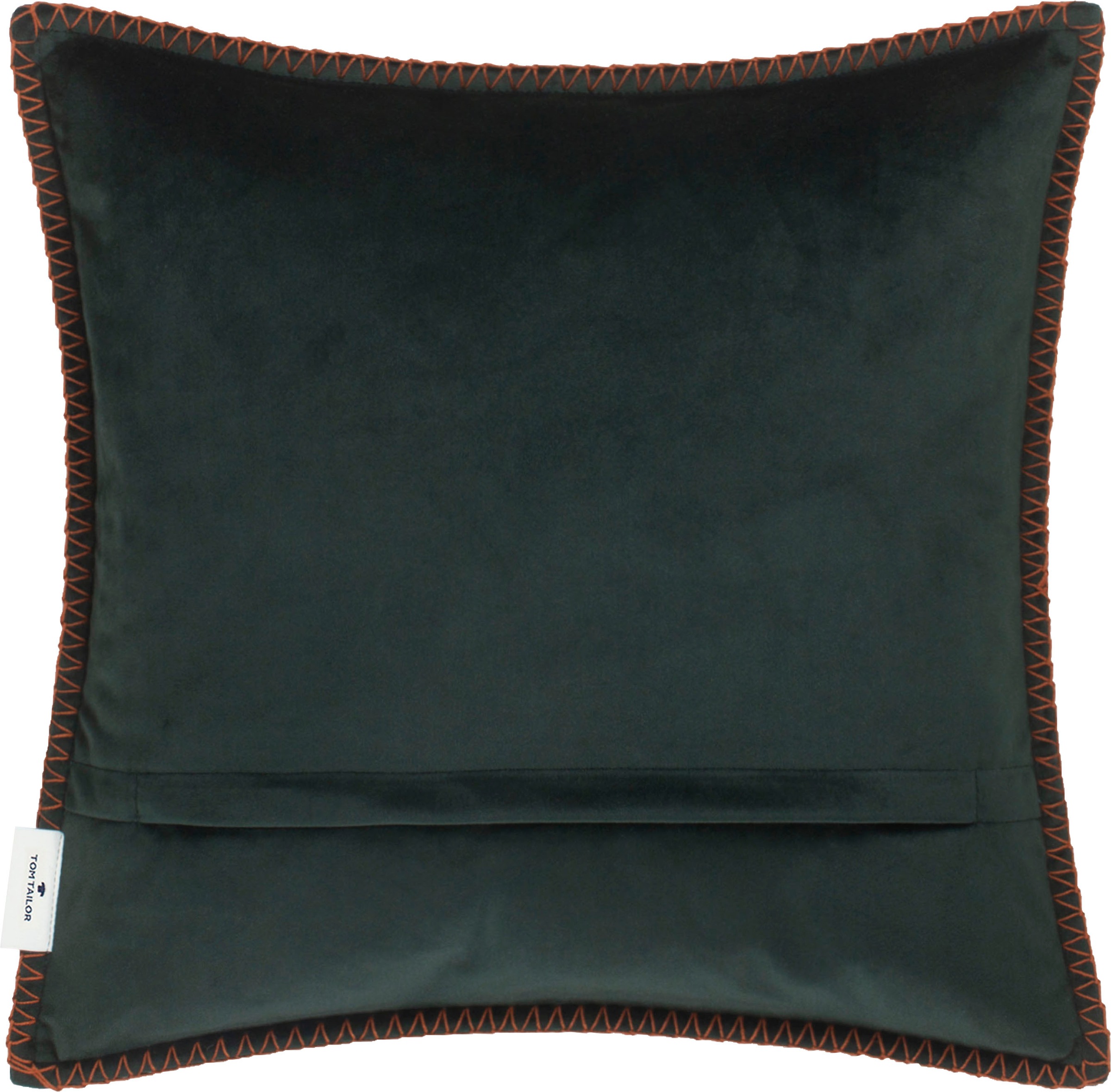 TOM TAILOR HOME Dekokissen »Felt«, mit kontrastfarbiger Kettelung, Kissenhülle ohne Füllung, 1 Stück