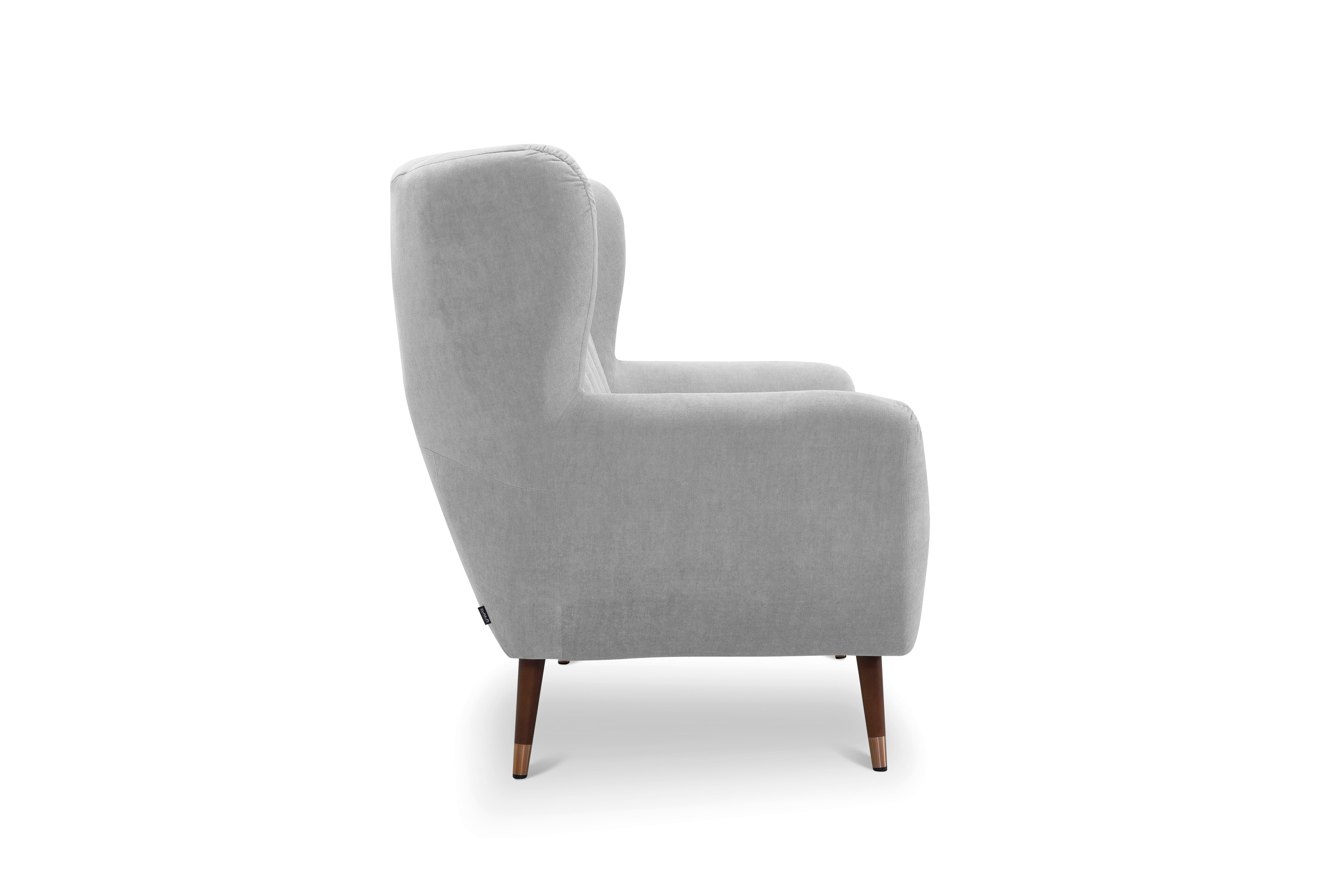 exxpo - sofa fashion 3-Sitzer »Polly, bequem mit hoher Rückenlehne, hohe Füße, Ohrensesselcouch«, Küchensofa, mit hochwertigen Bezügen